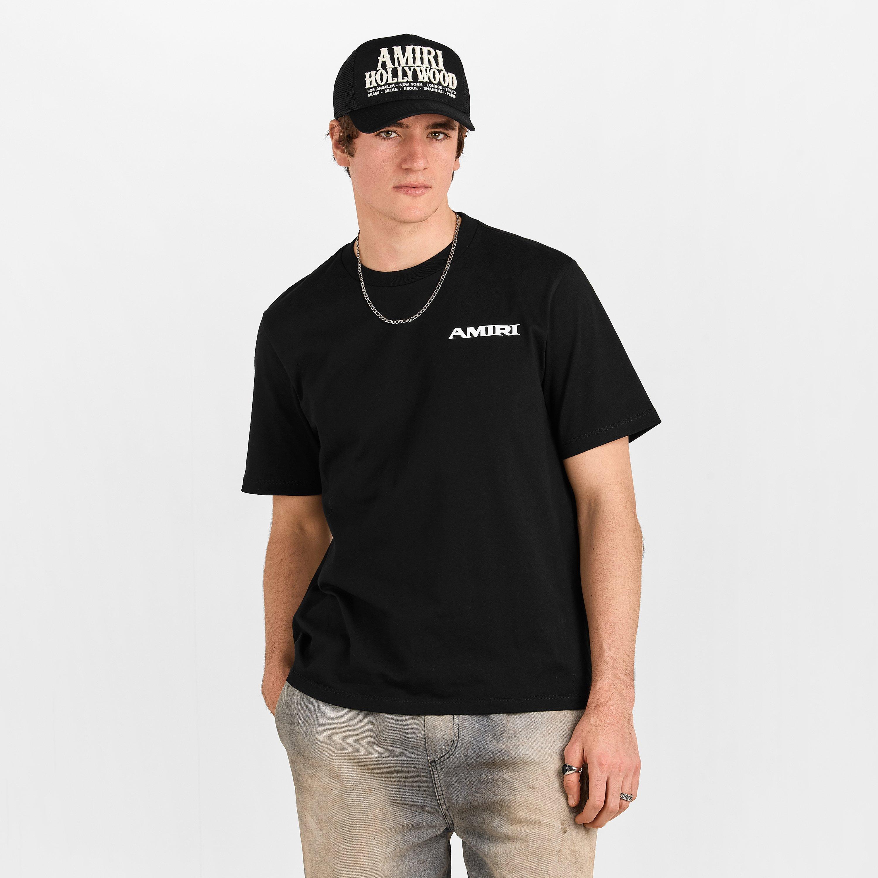 Black - Amiri - Men's Sport Logo T-Shirt - 3