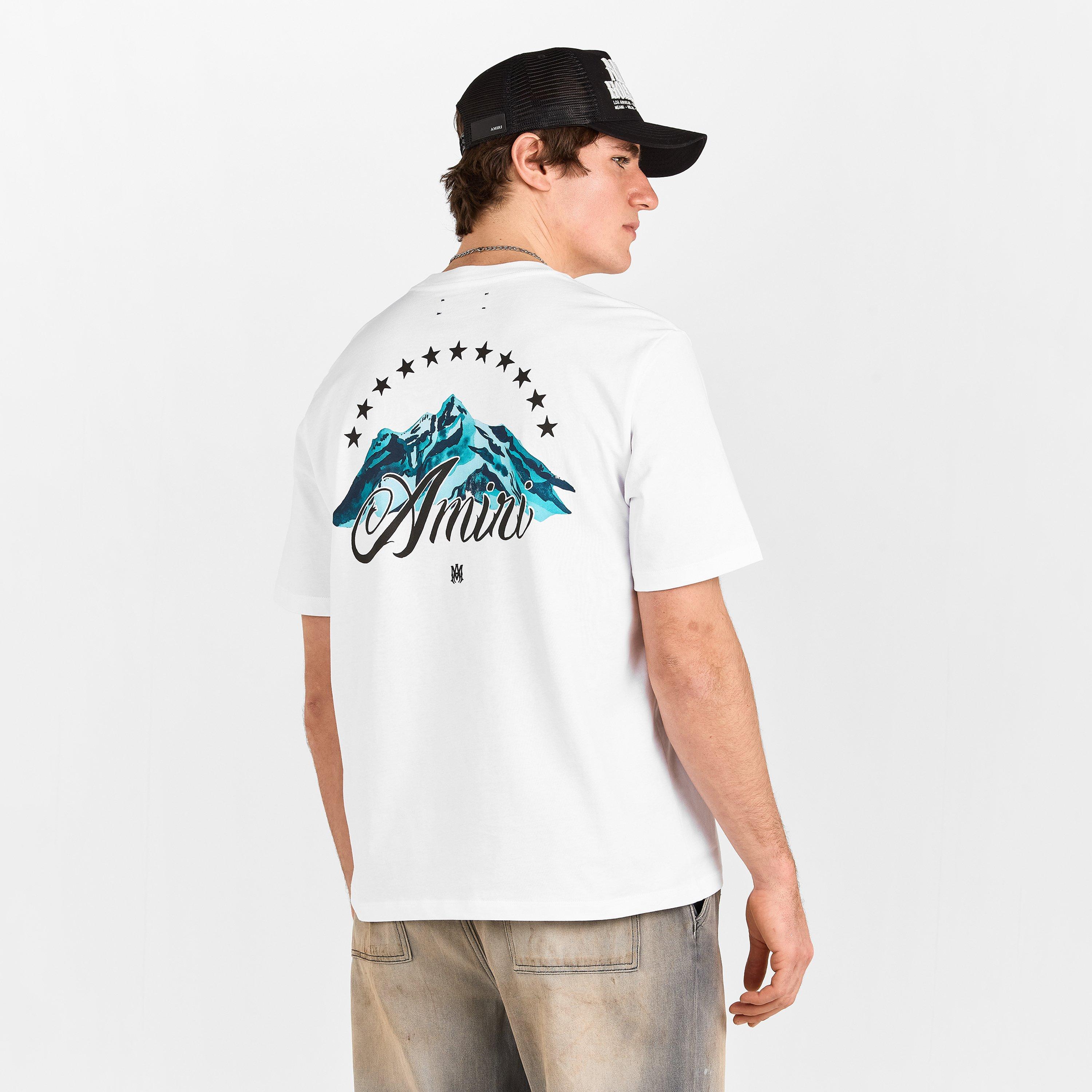 White - Amiri - Men's Mountain T-Shirt - 4
