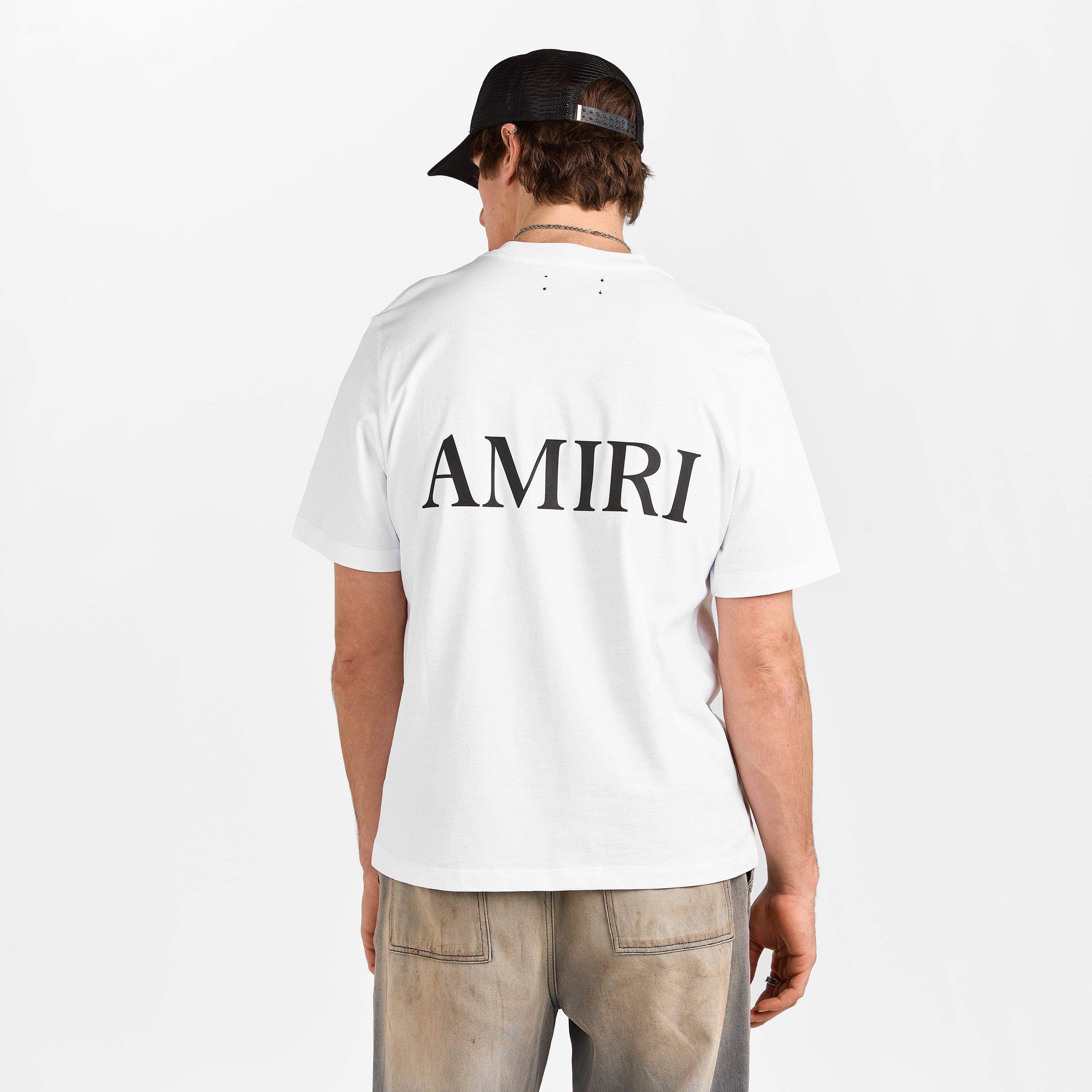 White - Amiri - Mens MA Core Logo T-Shirt - 4