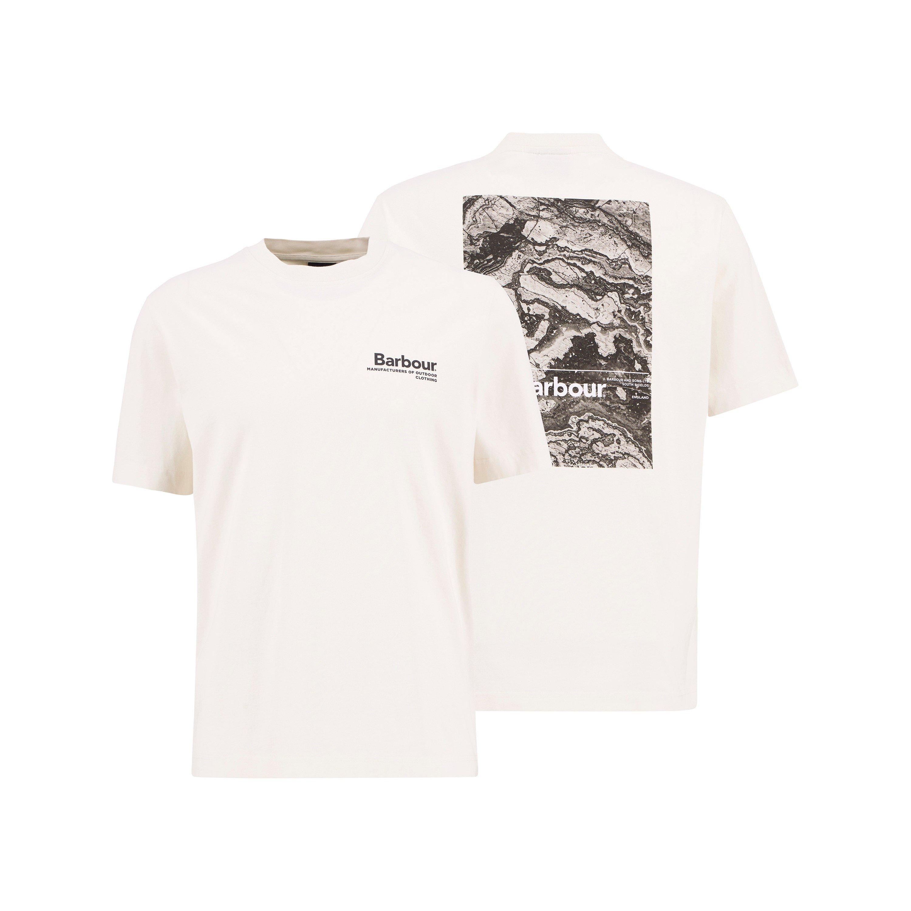 Barbour Men's Oversized T-Shirt - Neutral Be13 - XL