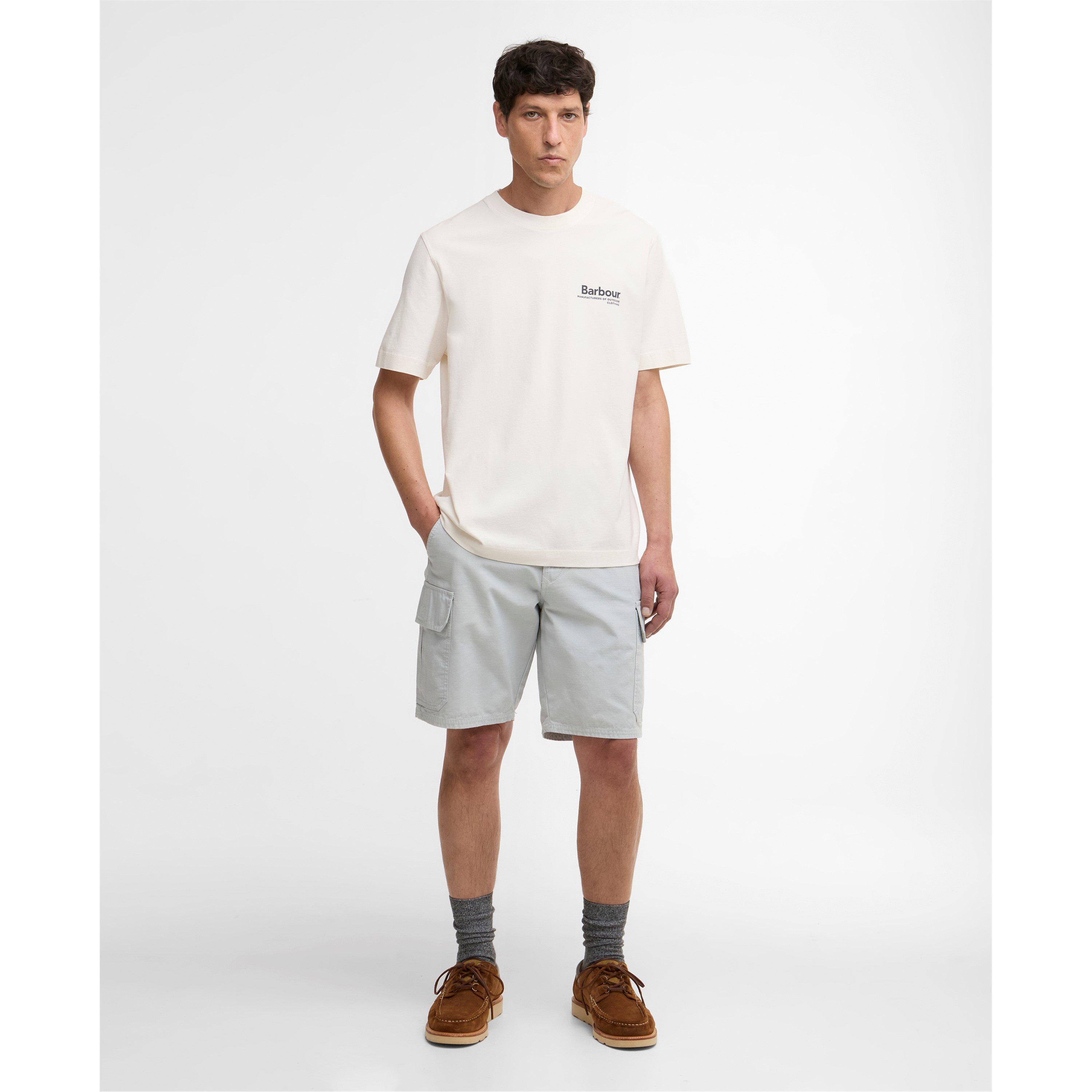 Neutral BE13 - Barbour - Men's Oversized T-Shirt - 5