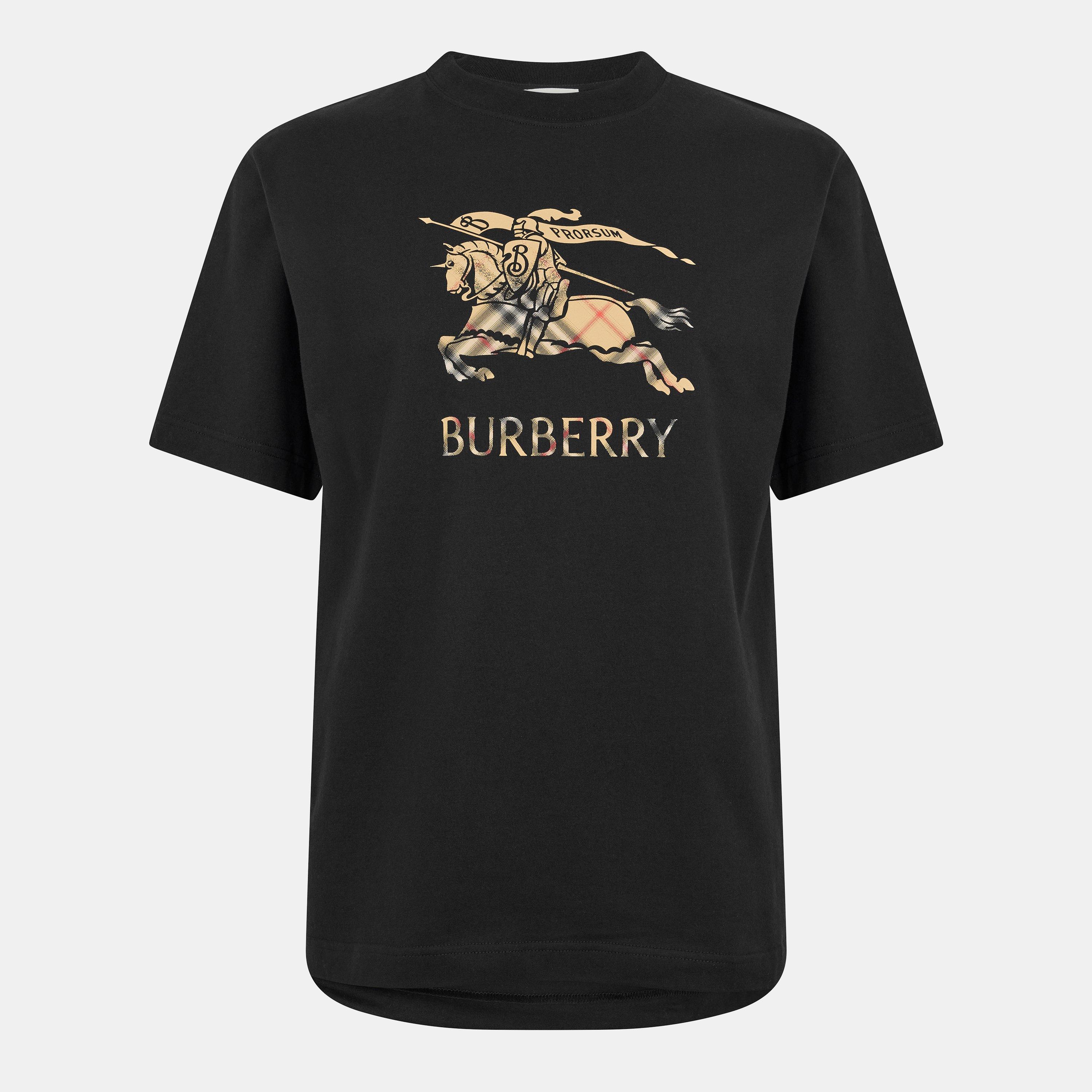 Burberry Men's Burb Seth EKD T-Shirt - Black - S