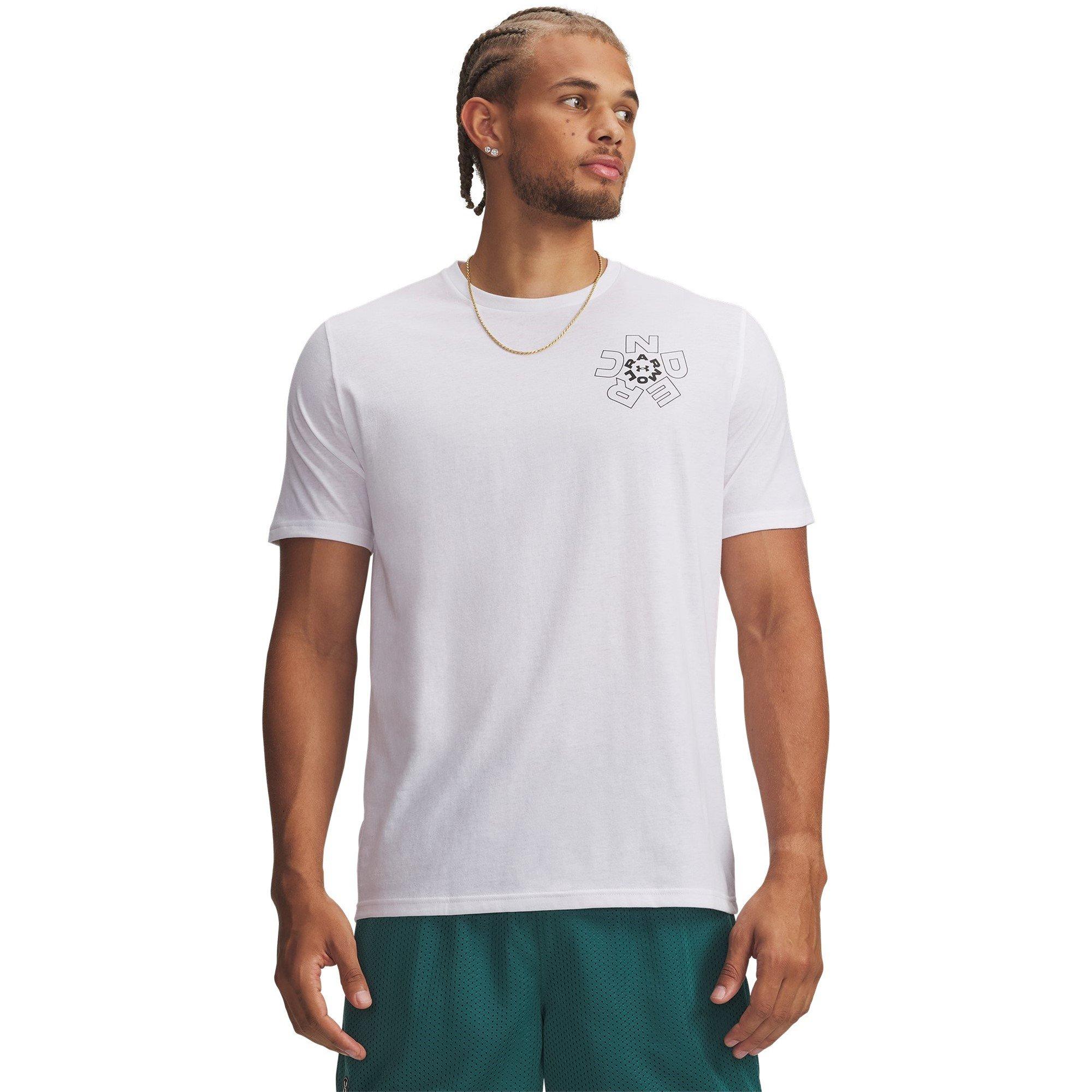 Under Armour Men's T-Shirt - White/Black - XL