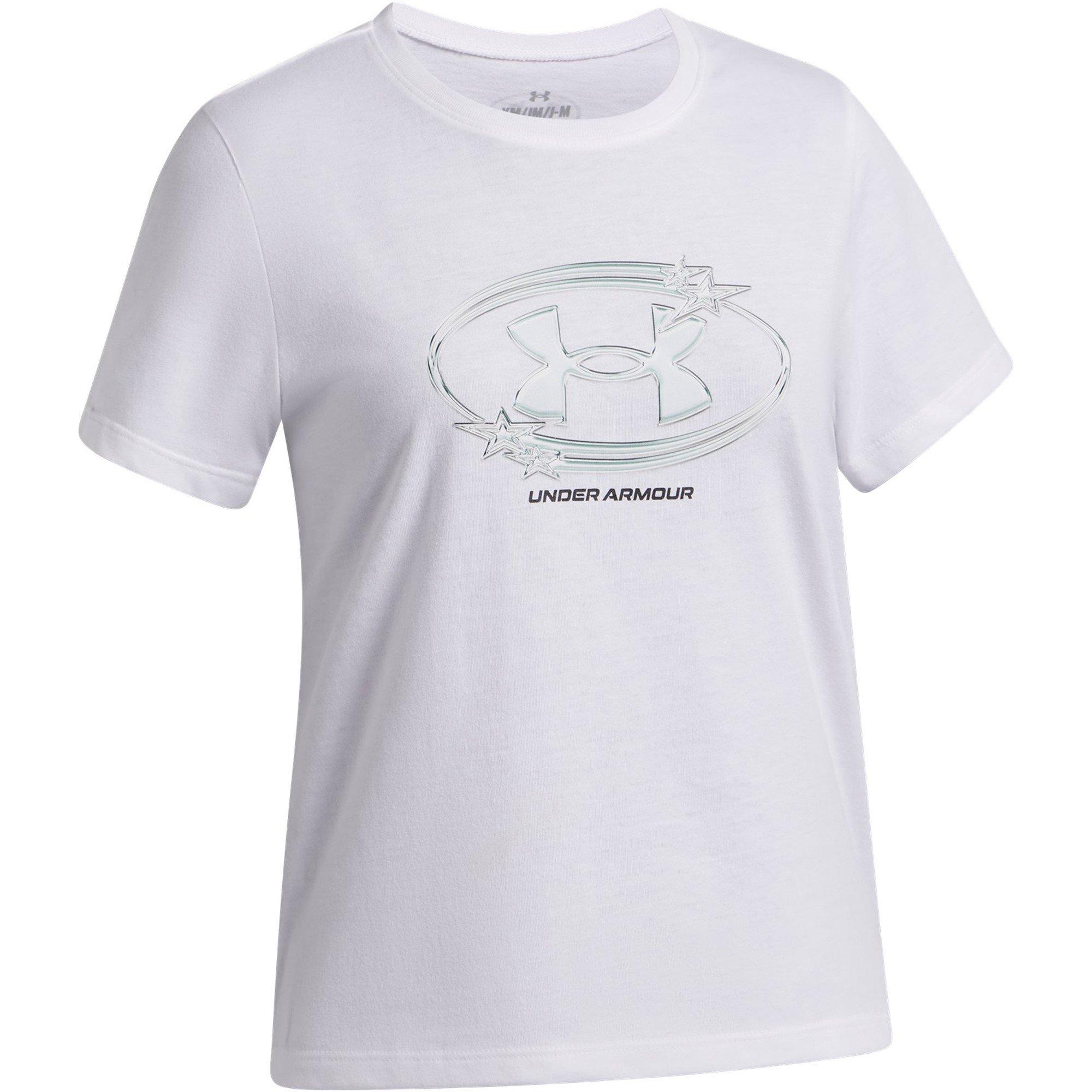 Hvid/Sort - Under Armour - UA Star Logo Ss Jn62 - 3