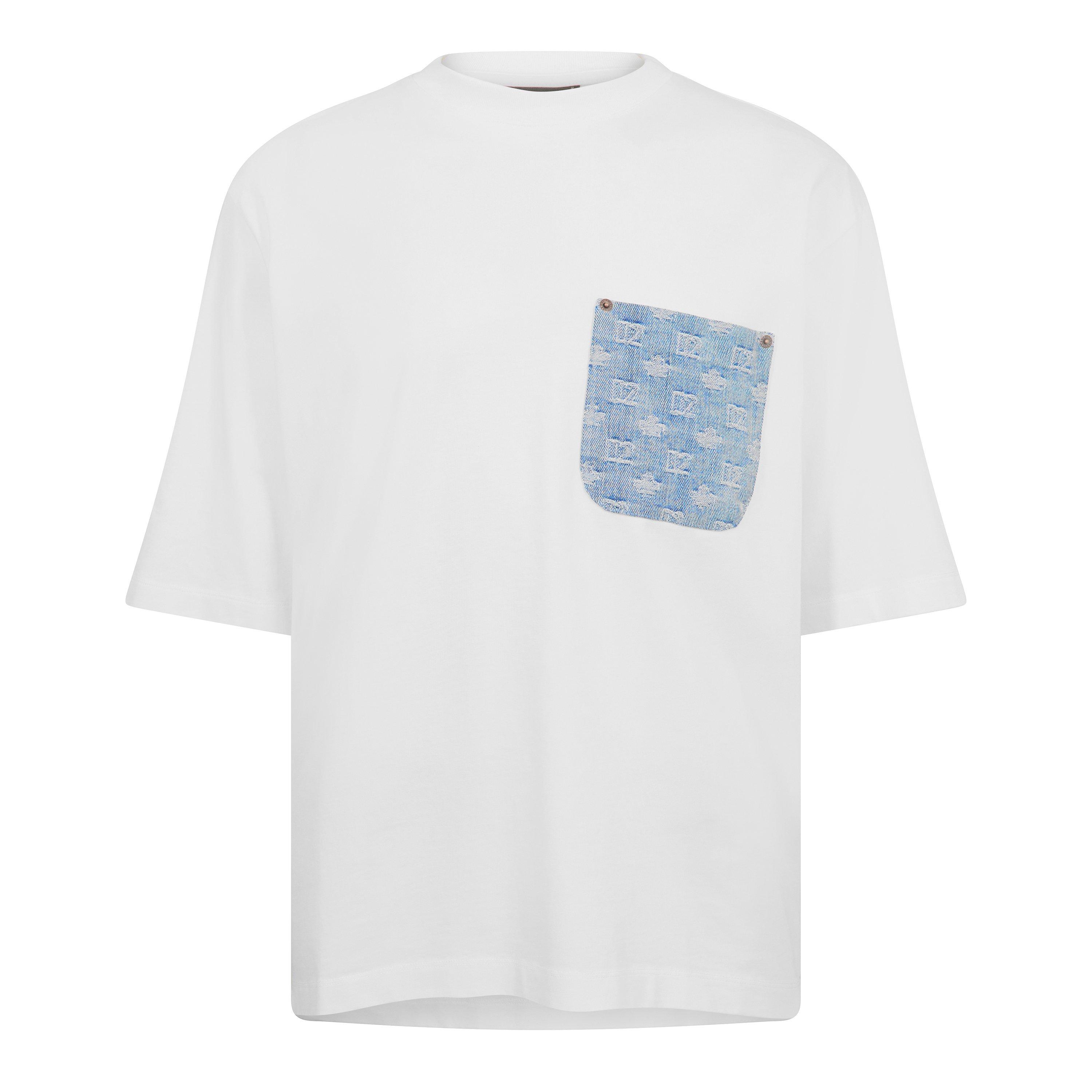 White - DSquared2 - DSQ Denim Pkt Tee Sn61 - 1
