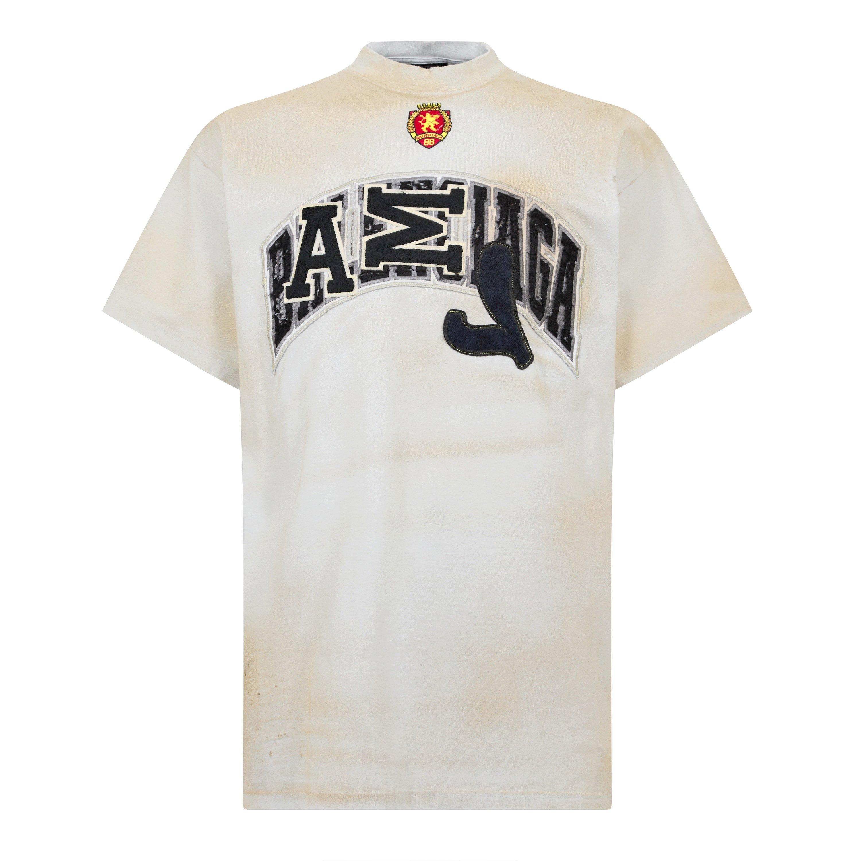 Dirty White - Balenciaga - Men's Skater Oversized T-Shirt - 6
