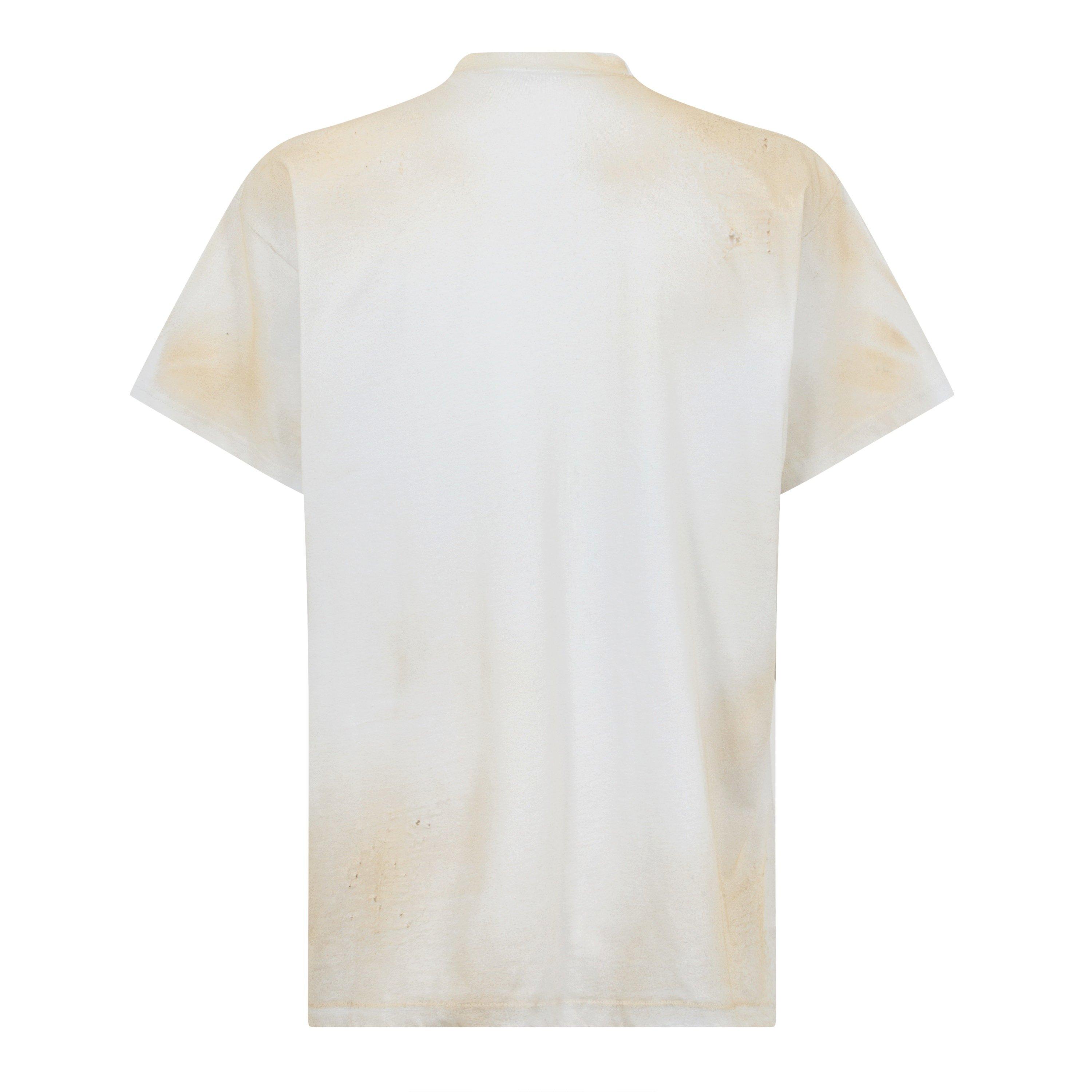 Dirty White - Balenciaga - Men's Skater Oversized T-Shirt - 7