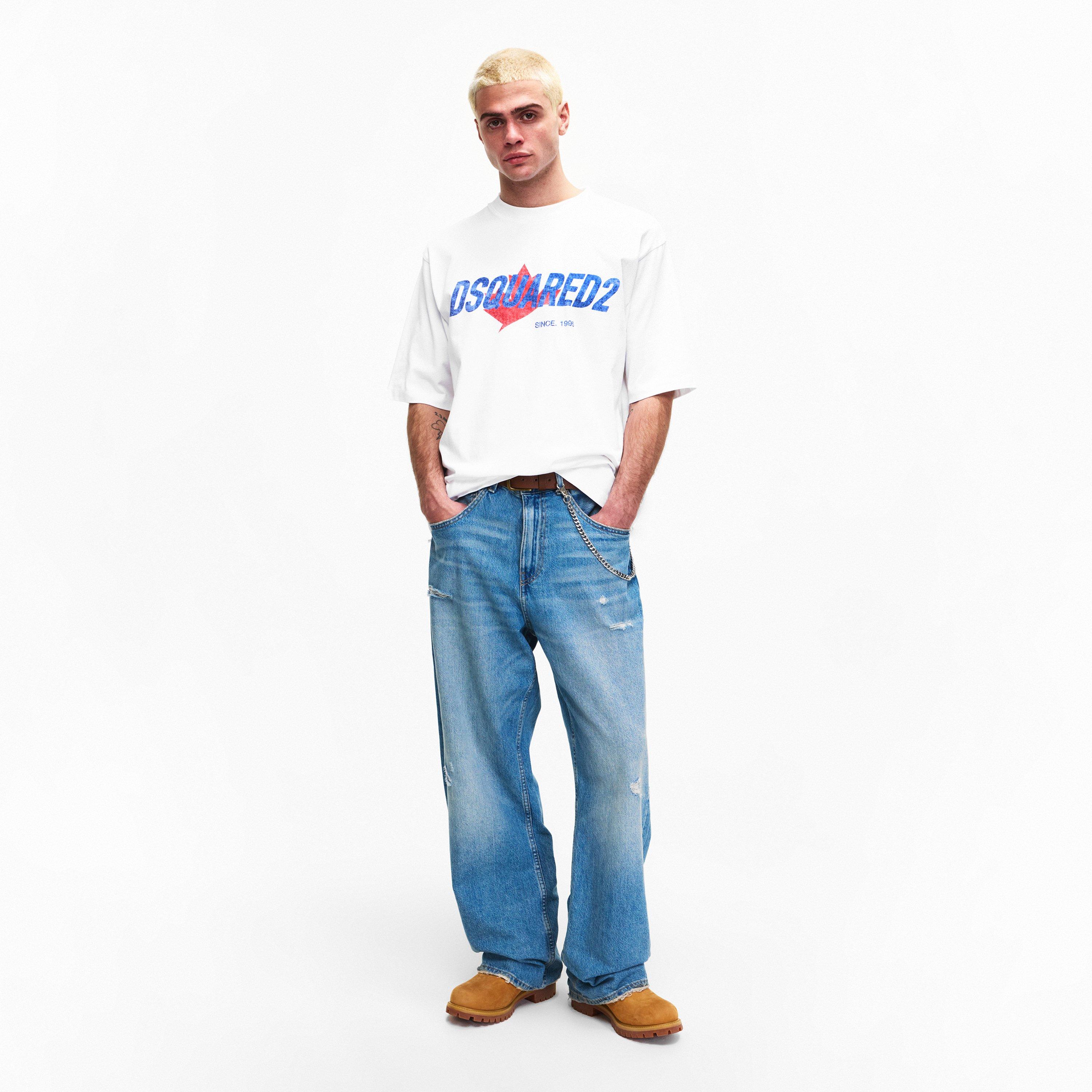 DSquared2 | Men's DSQ 1995 Oversized T-Shirt | Cruise Fashion