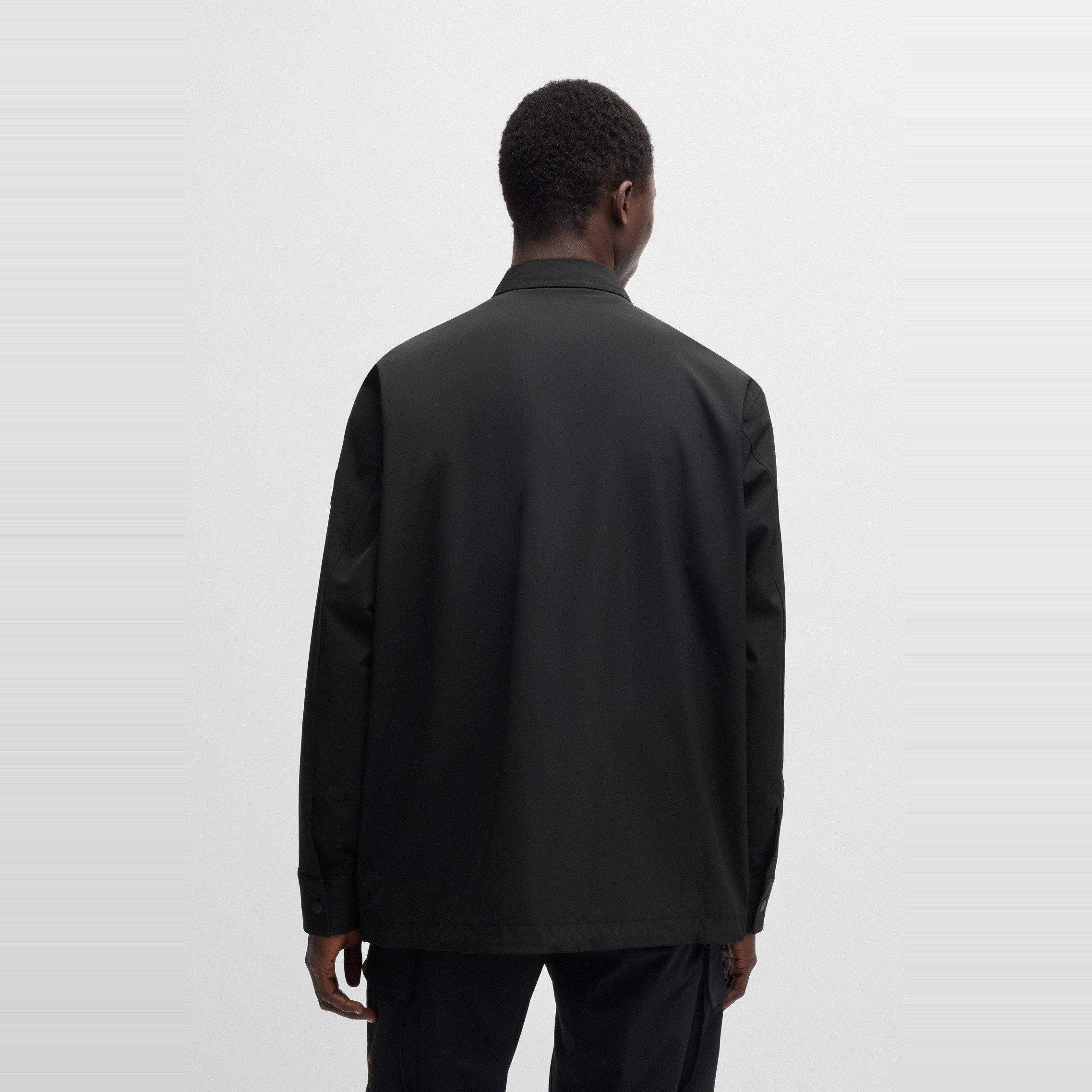 Black - Boss - Men's Labizzy M Full Zip T-Shirt - 3