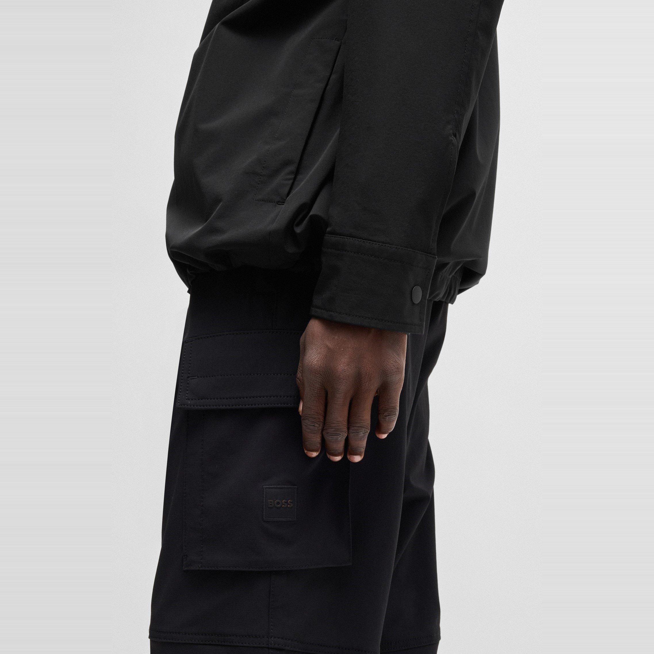 Black - Boss - Men's Labizzy M Full Zip T-Shirt - 4