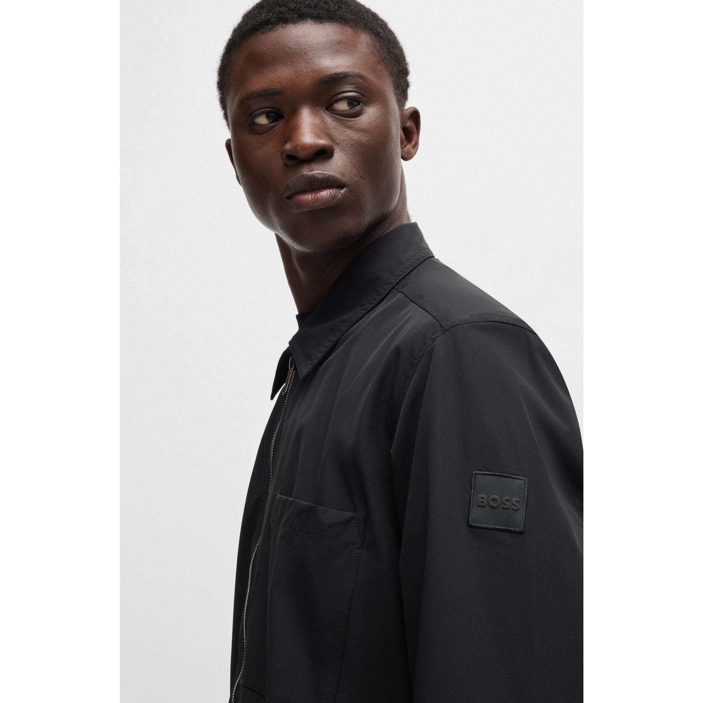 Black - Boss - Men's Labizzy M Full Zip T-Shirt - 5