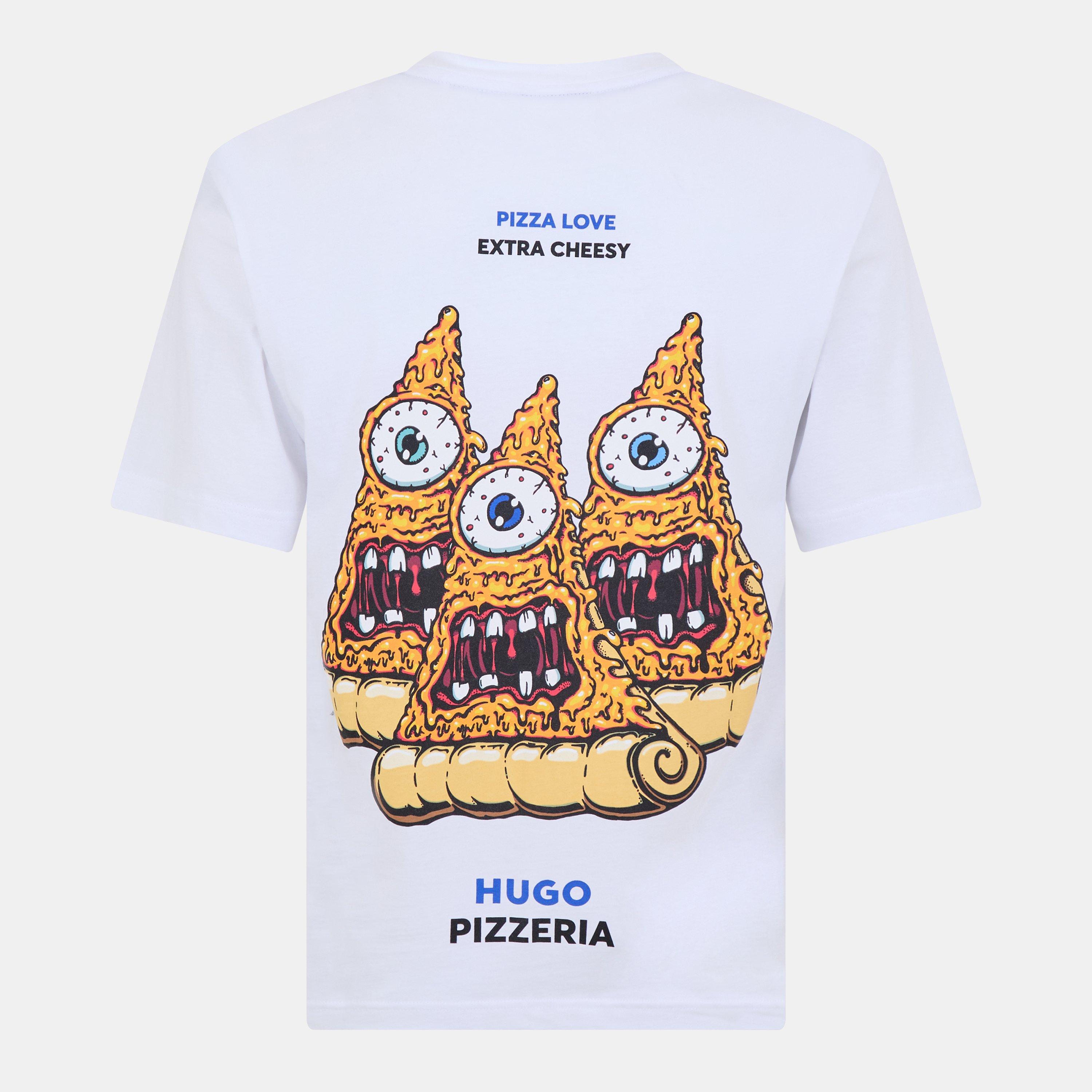 White - Hugo - Nizzerio T-Shirt - 2