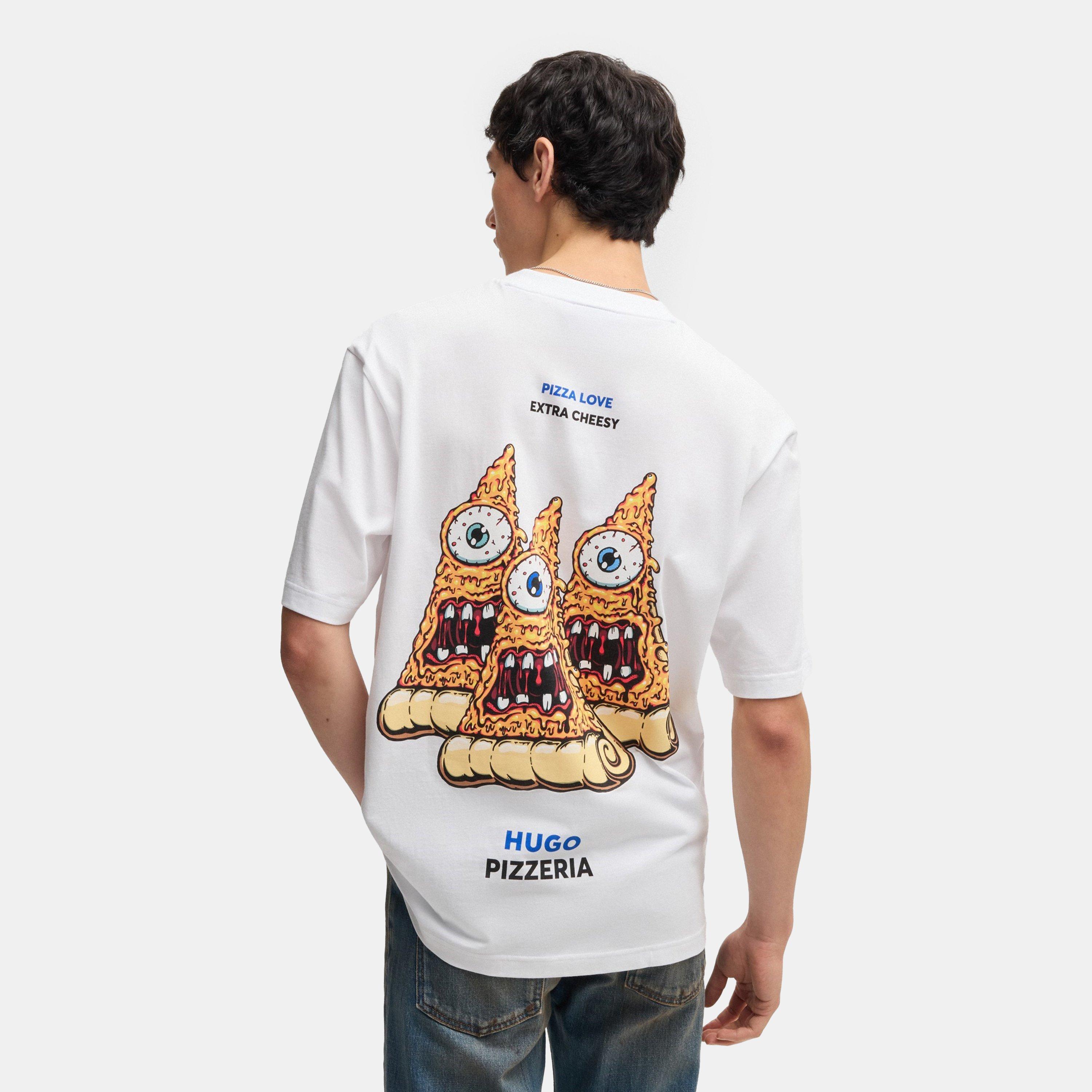 White - Hugo - Nizzerio T-Shirt - 3