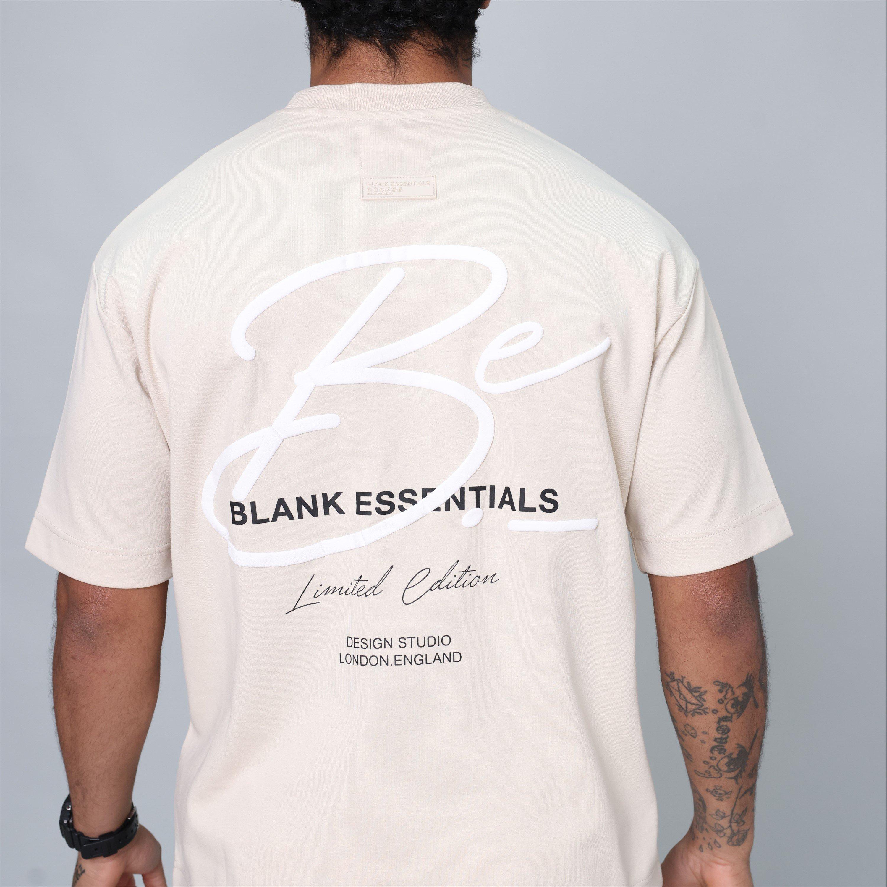 Summer Sand - Blank Essentials - Men's Limited Edition Oversized T-Shirt - 4