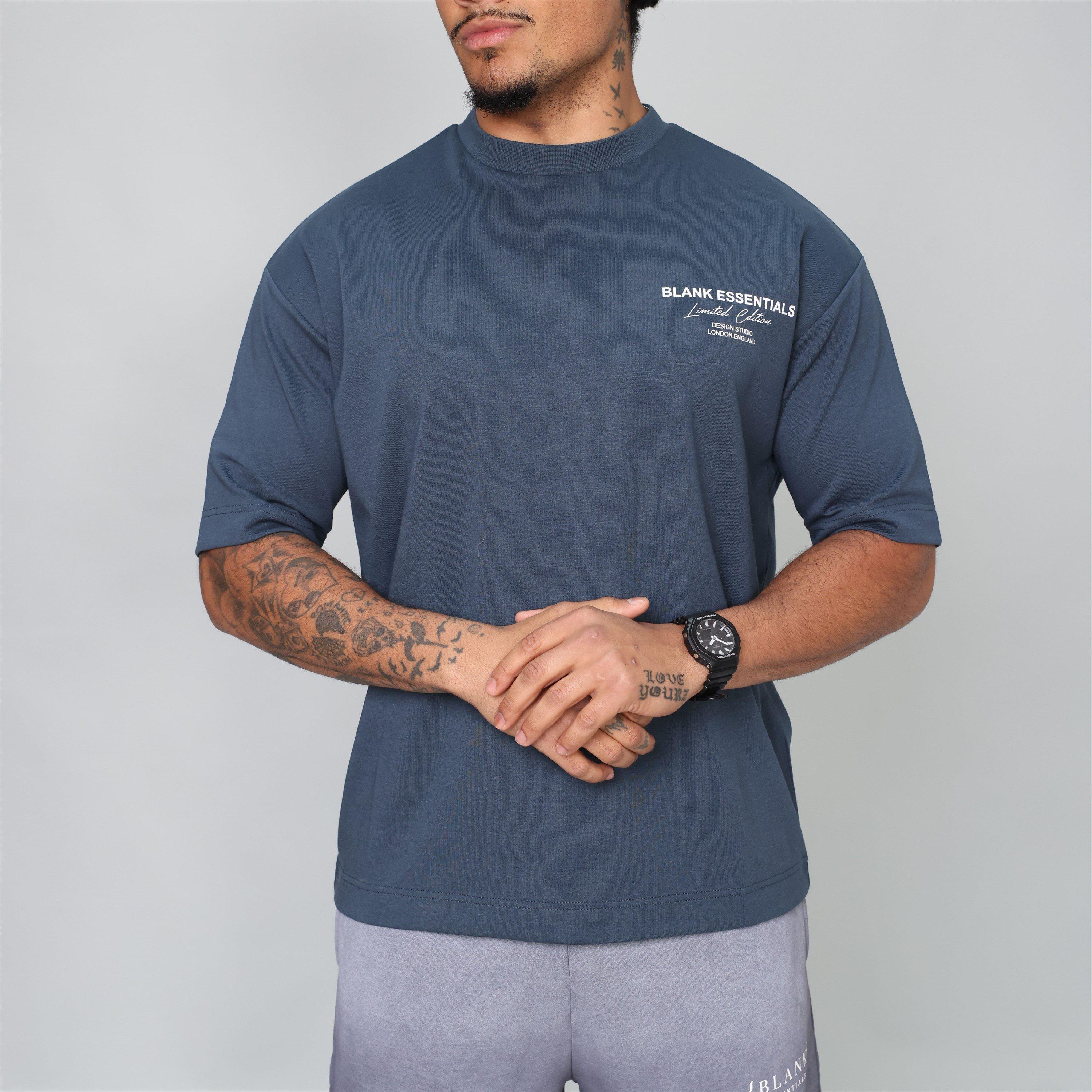 Ink - Blank Essentials - Men's Limited Edition Oversized T-Shirt - 3