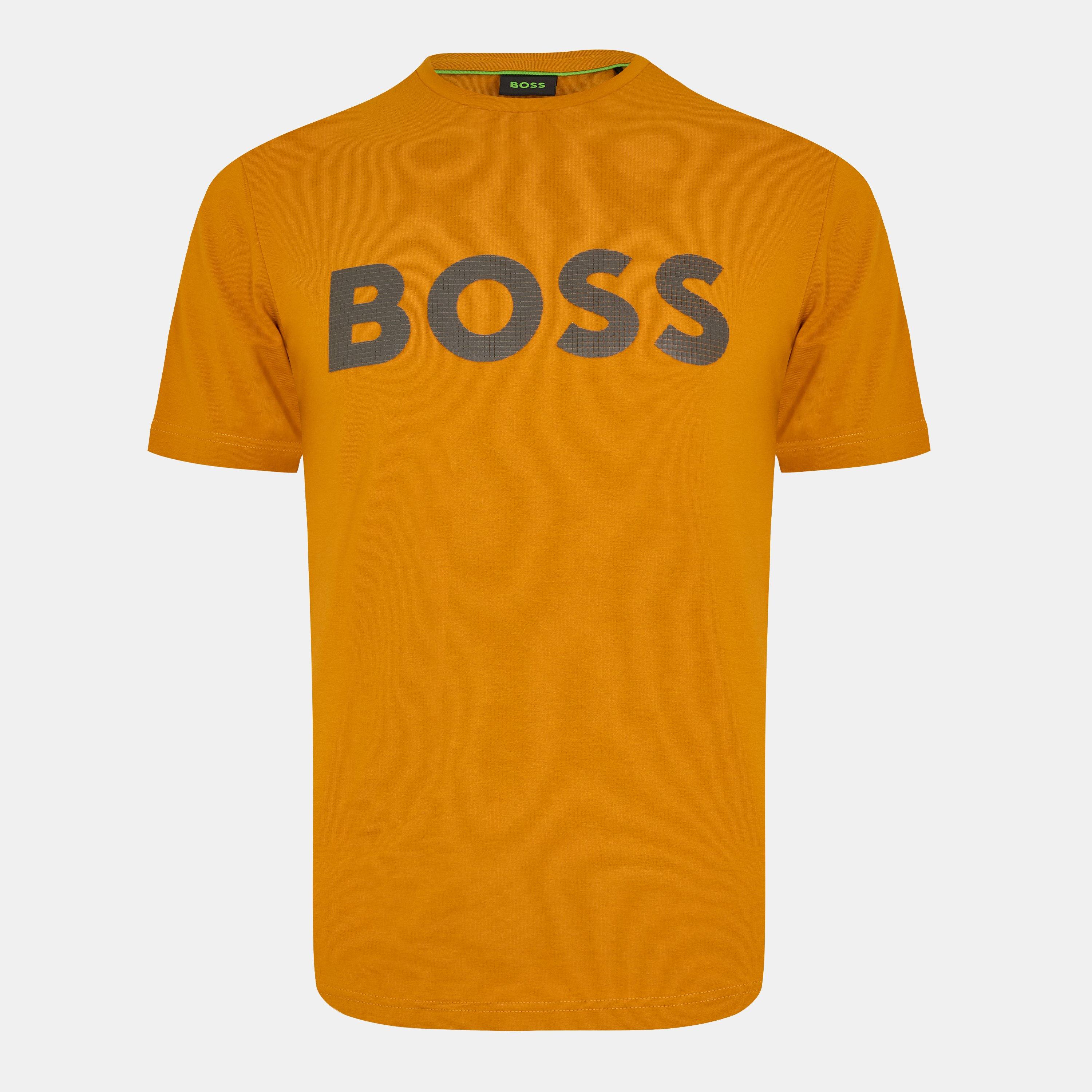 Dark Yellow - Boss - Men's T-Shirt 8 Regular Fit - 1