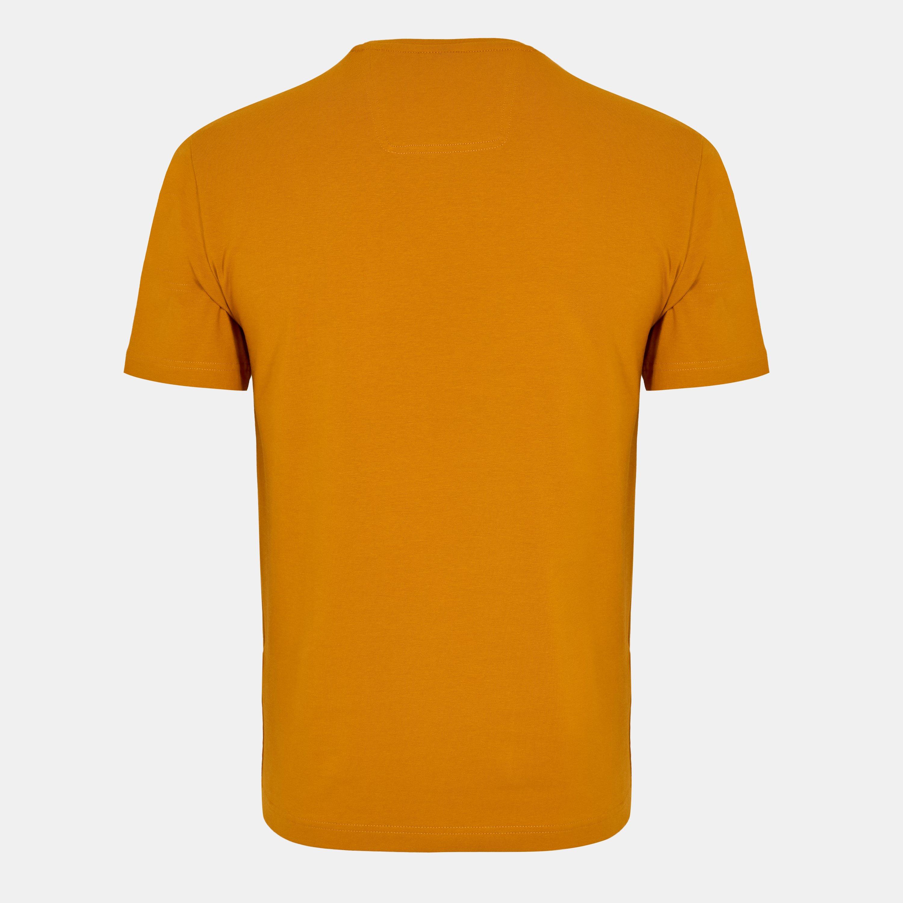 Dark Yellow - Boss - Men's T-Shirt 8 Regular Fit - 2