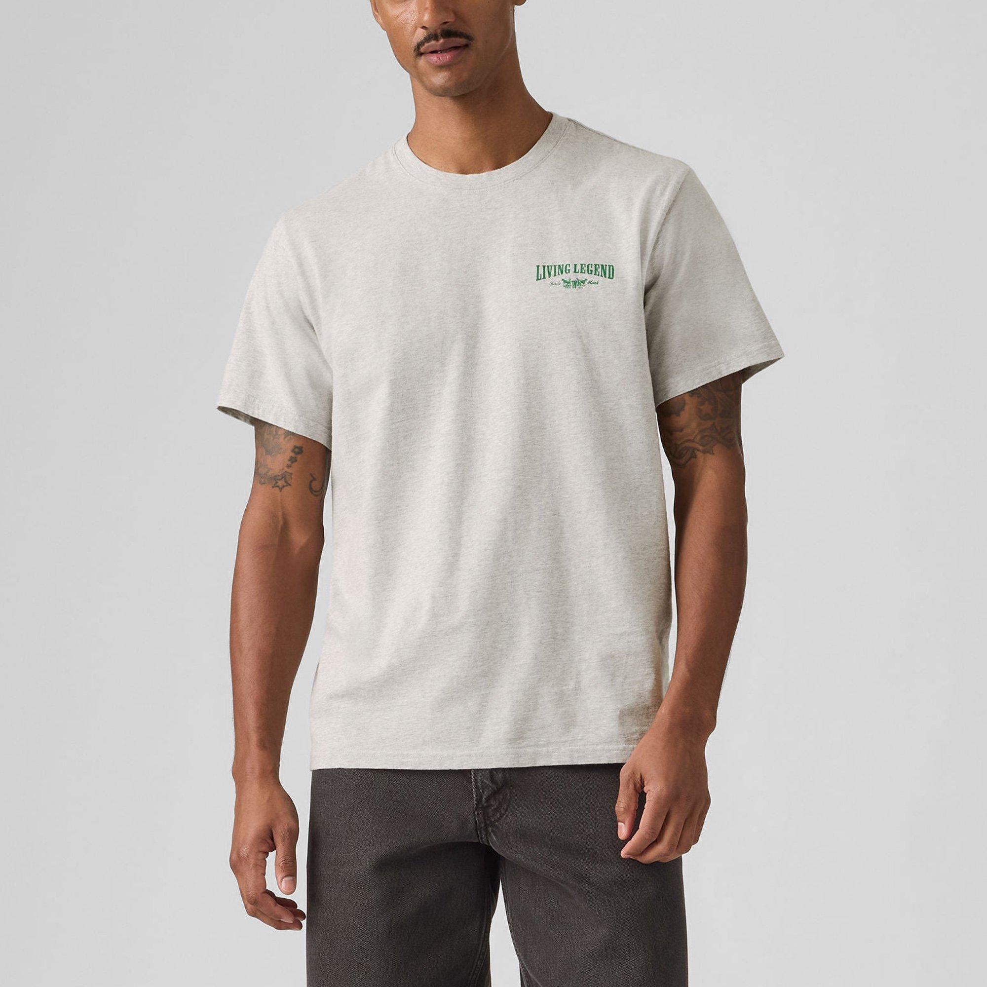 Heather Grey - Levis - Levis Ss Shirt FIT Sn63 - 2