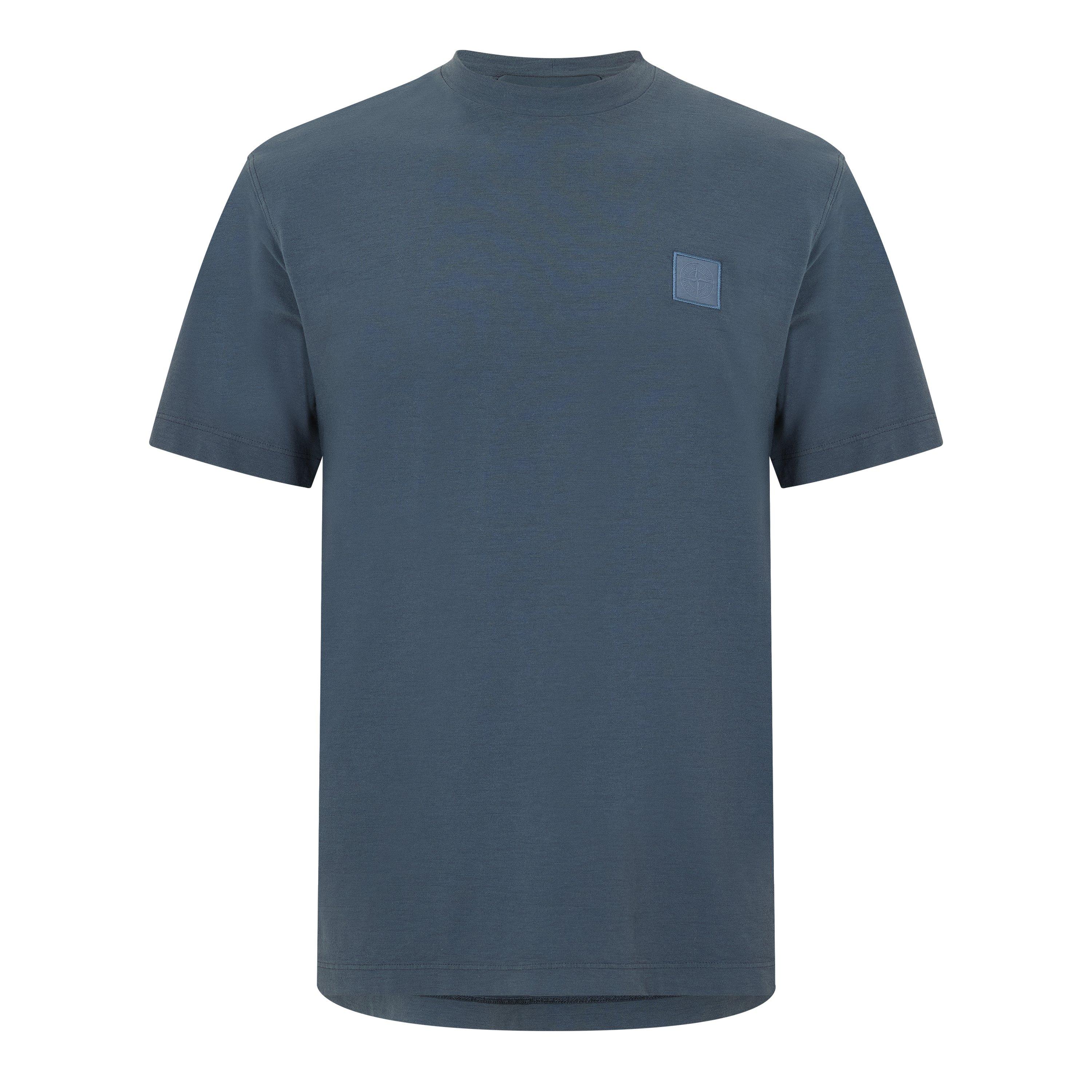 Slate Blu V002E - Stone Island Ghost - Mens Ghost T-Shirt - 1
