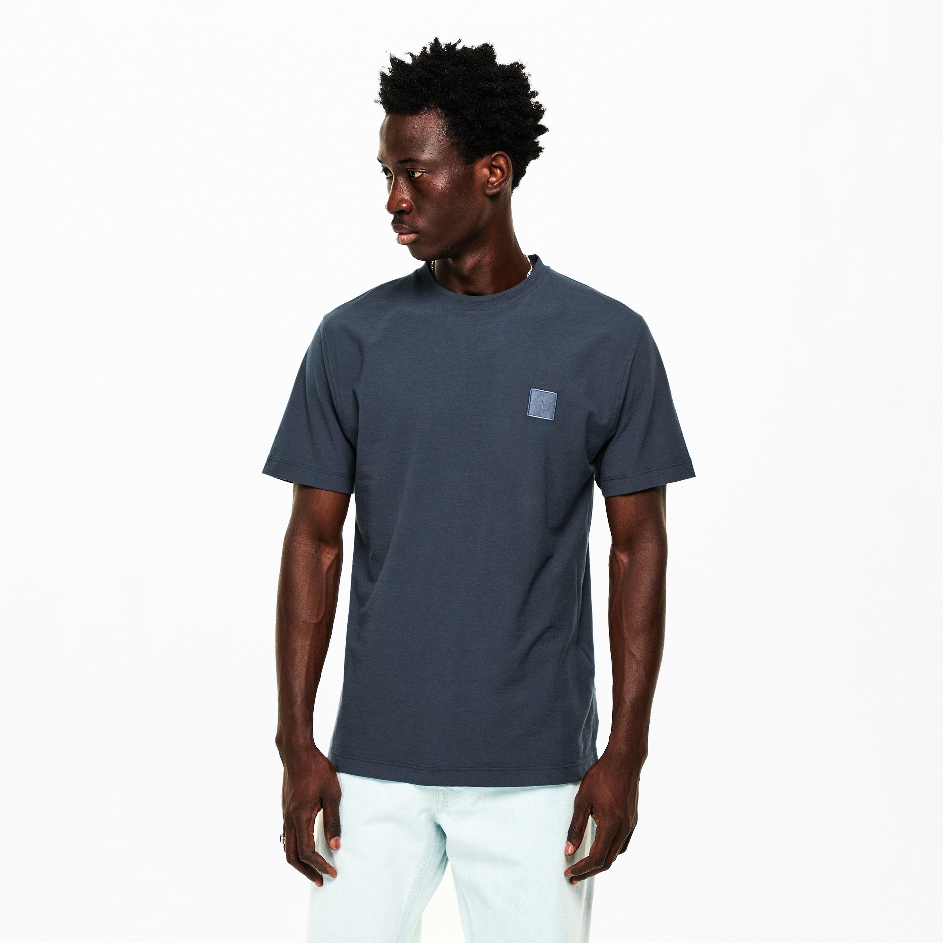 Slate Blu V002E - Stone Island - Mens Ghost T-Shirt - 3