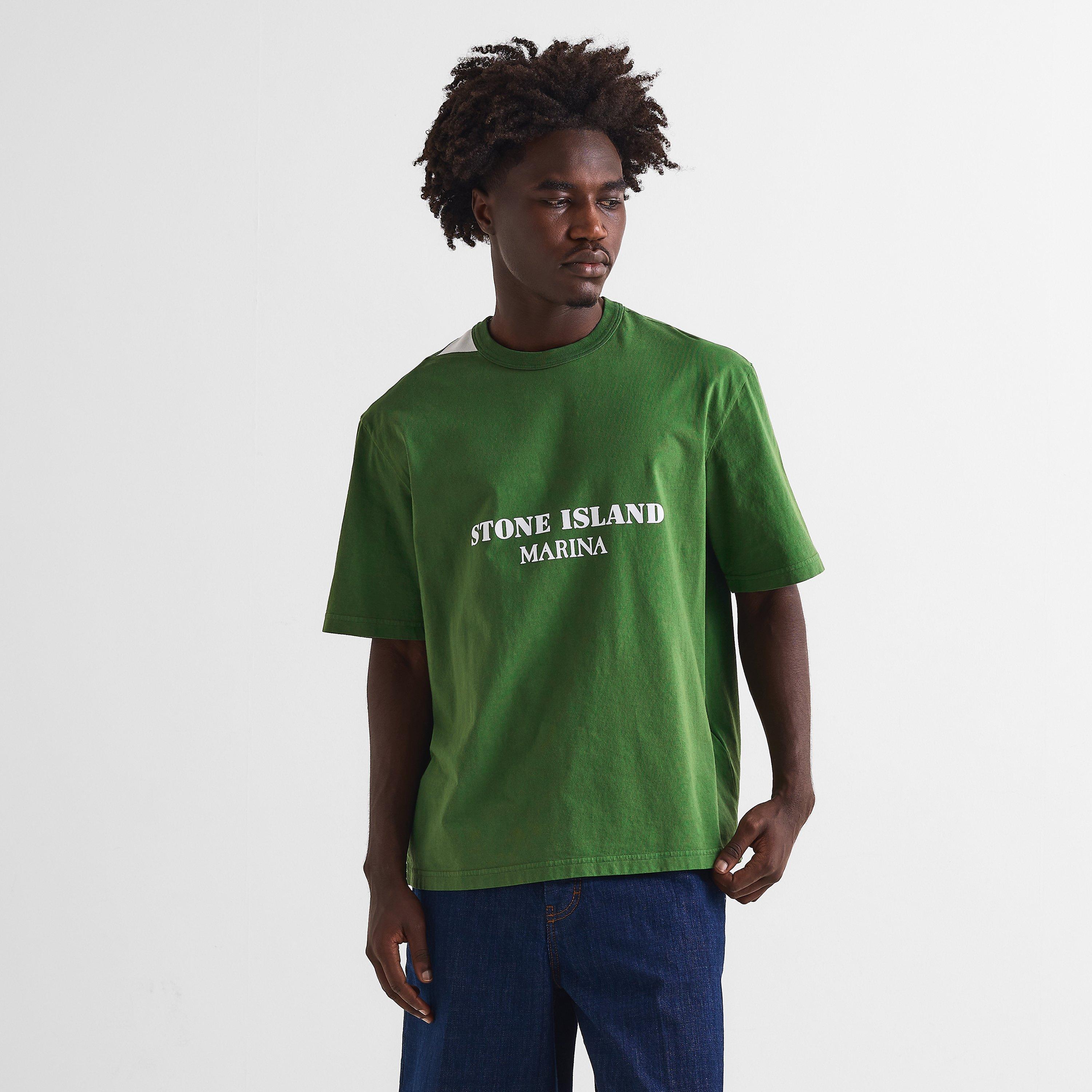 Q Green V005I - Stone Island Marina - Mens Marina T-Shirt - 3
