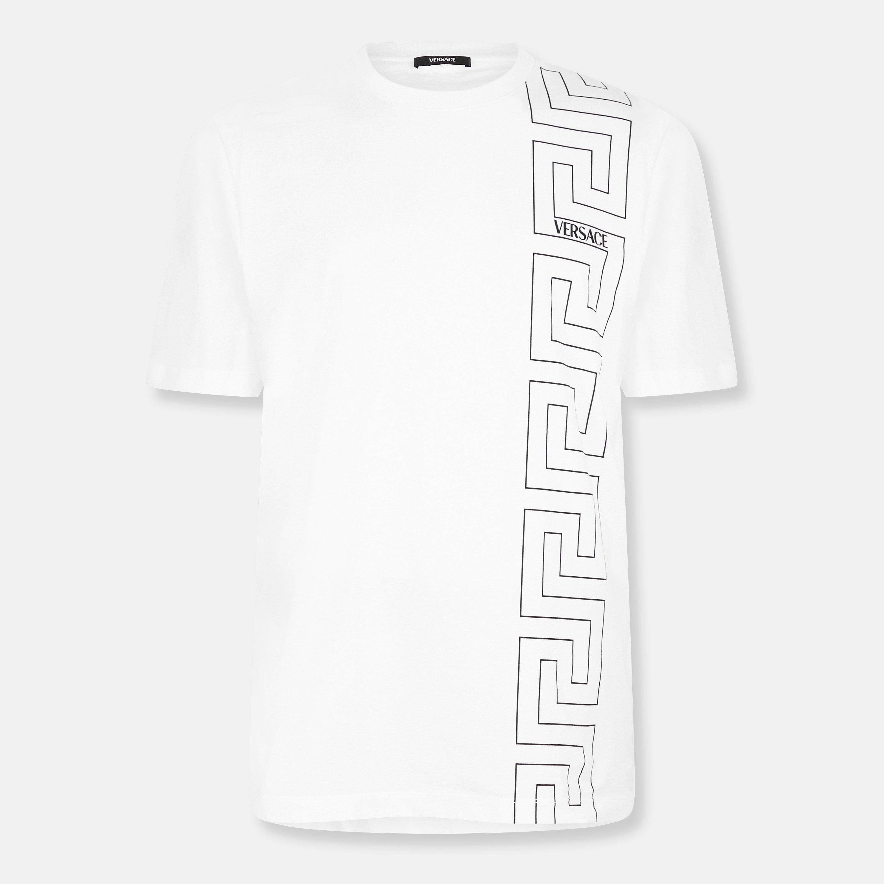 Versace Men's Grec T-Shirt - White 2W020 - M