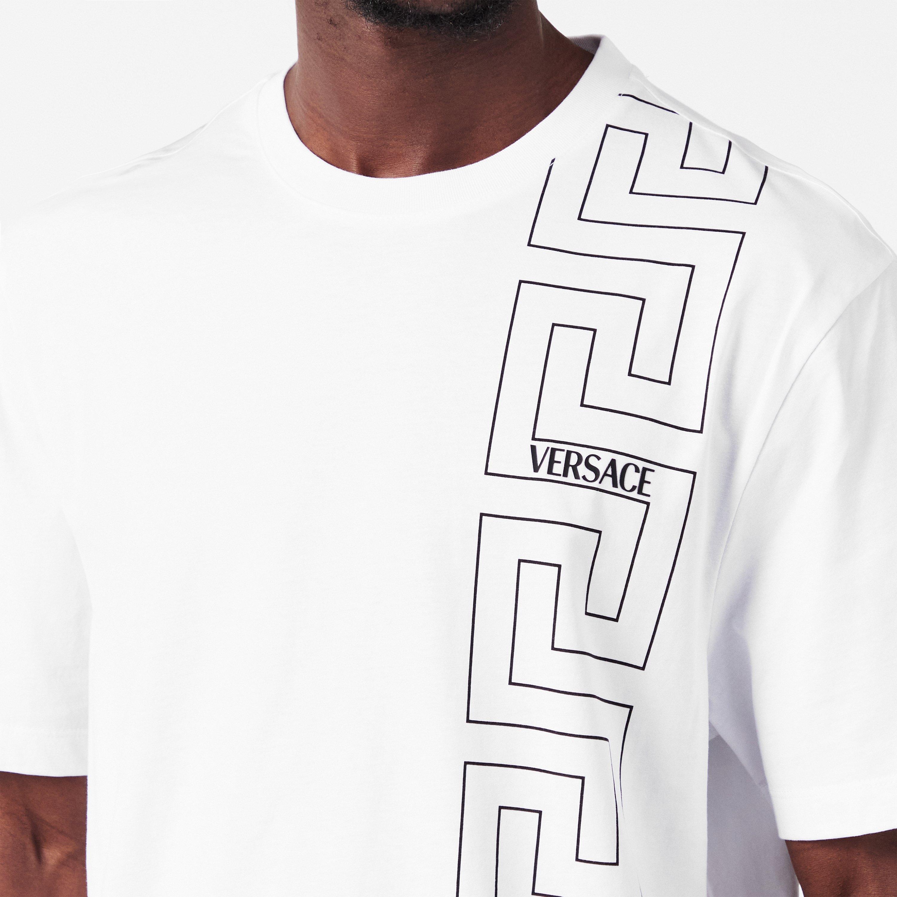 White 2W020 - Versace - Men's Grec T-Shirt - 5