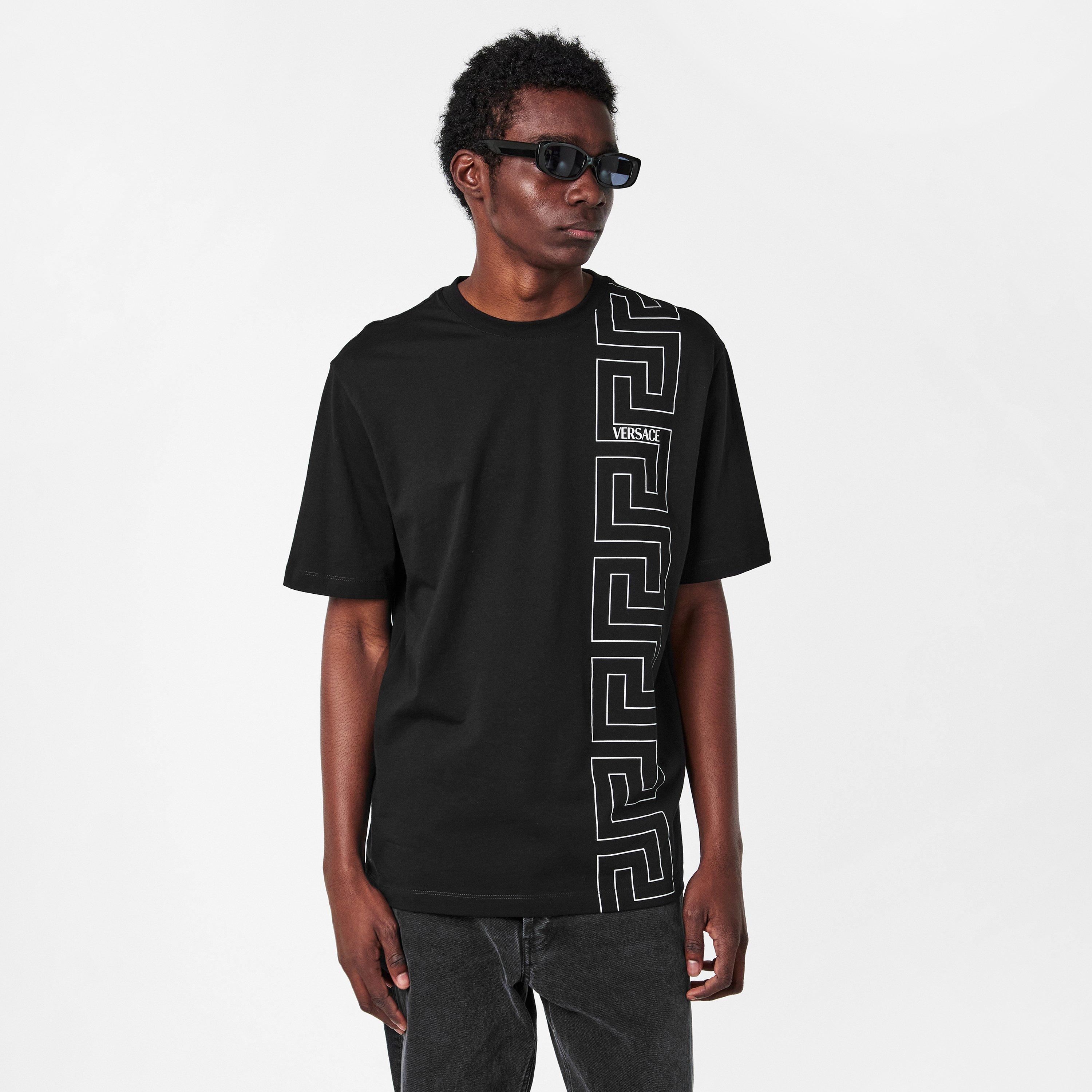 Black 2B020 - Versace - Men's Grec T-Shirt - 3