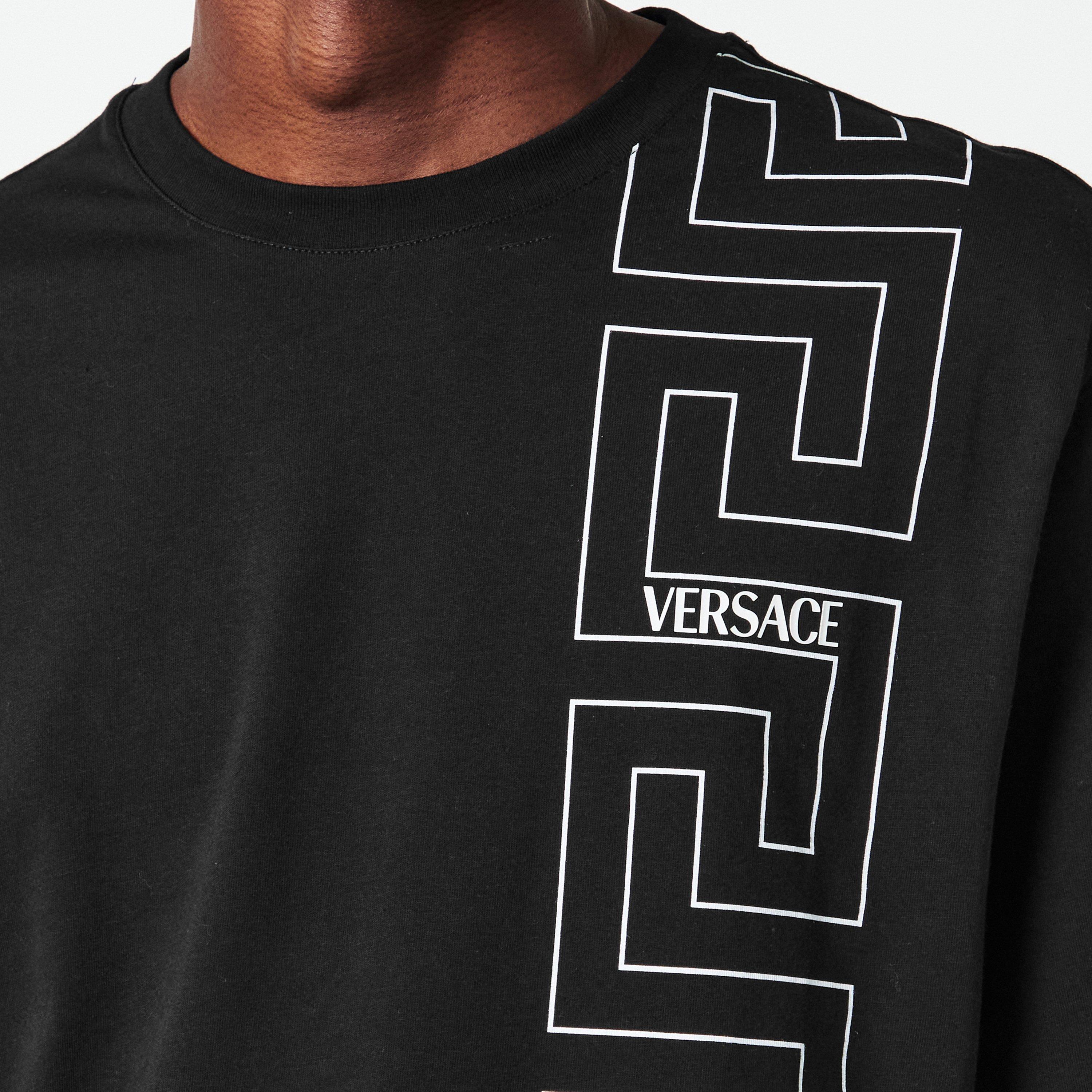 Black 2B020 - Versace - Men's Grec T-Shirt - 5