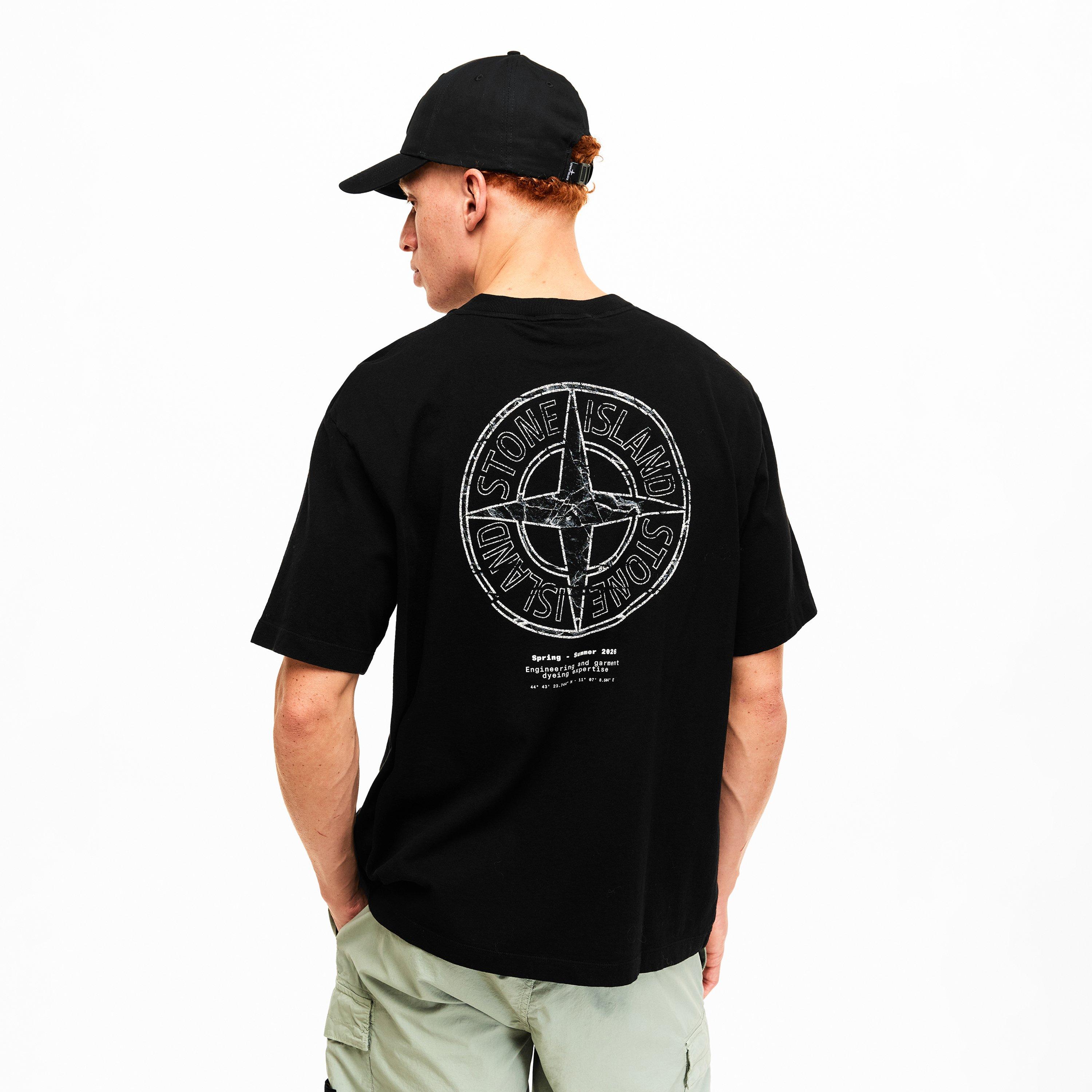 Black V0029 - Stone Island - Men's Print T-Shirt - 4