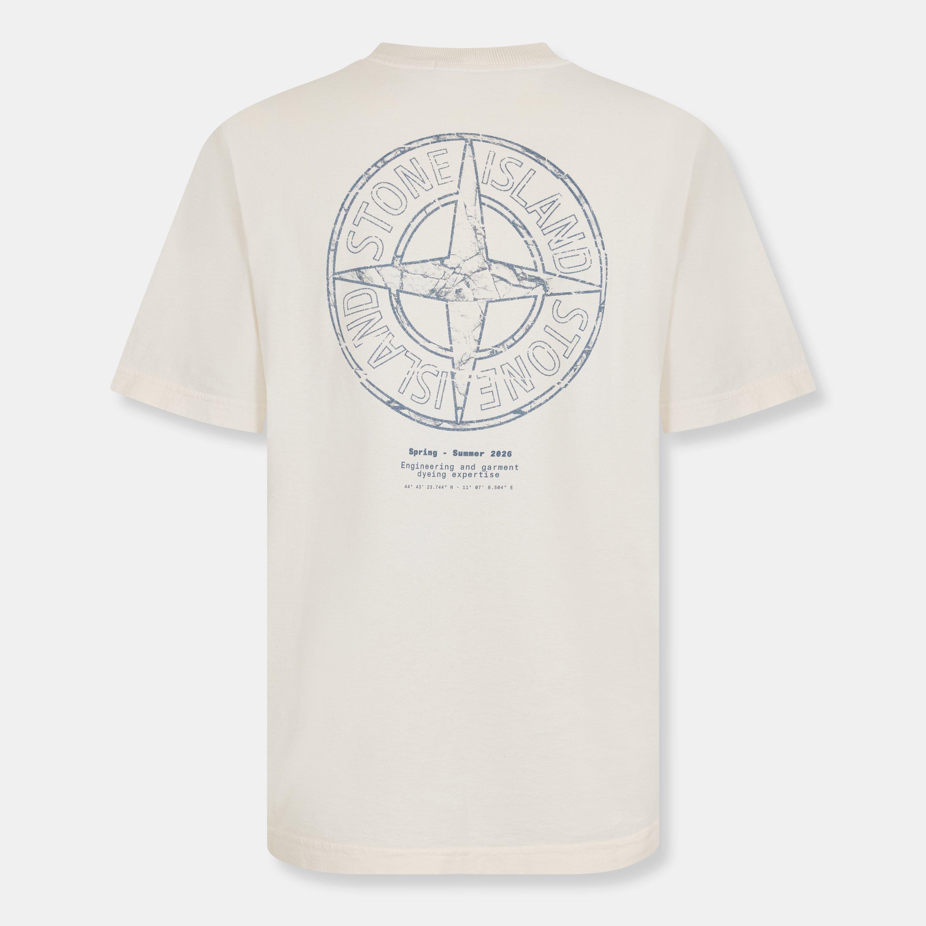 Ivory V0093 - Stone Island - Men's Print T-Shirt - 2