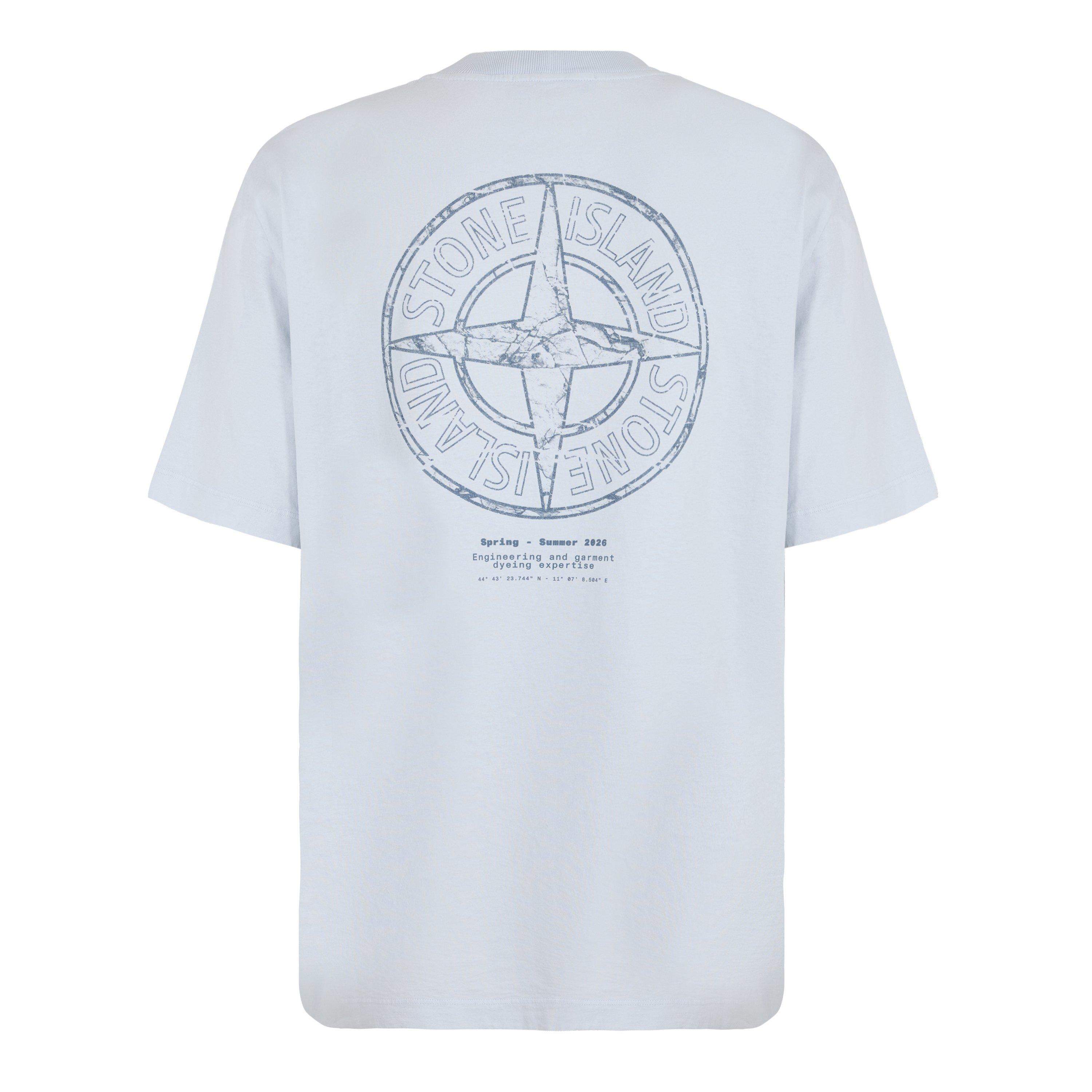 Sky Blue V0041 - Stone Island - Men's Print T-Shirt - 2