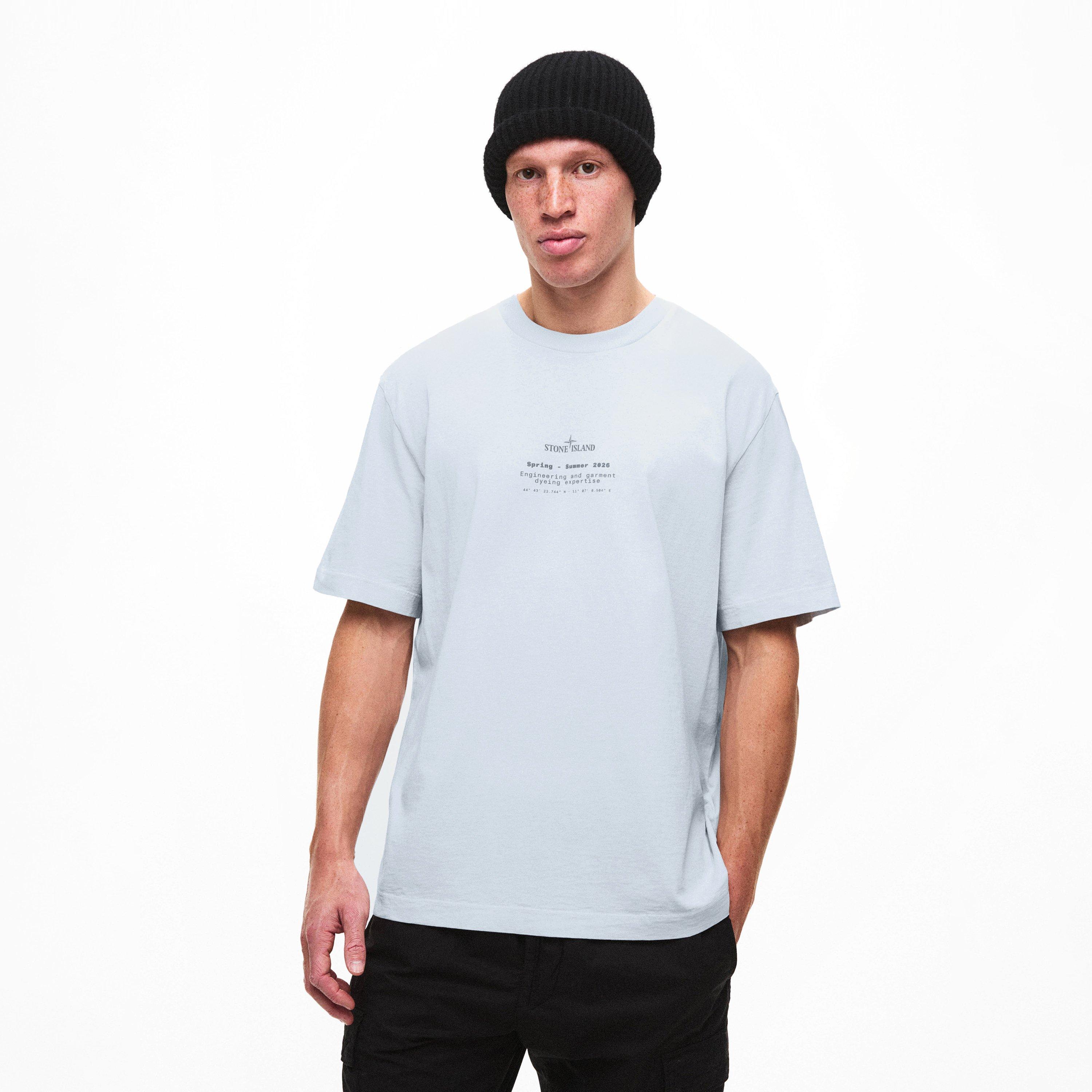 Sky Blue V0041 - Stone Island - Men's Print T-Shirt - 3