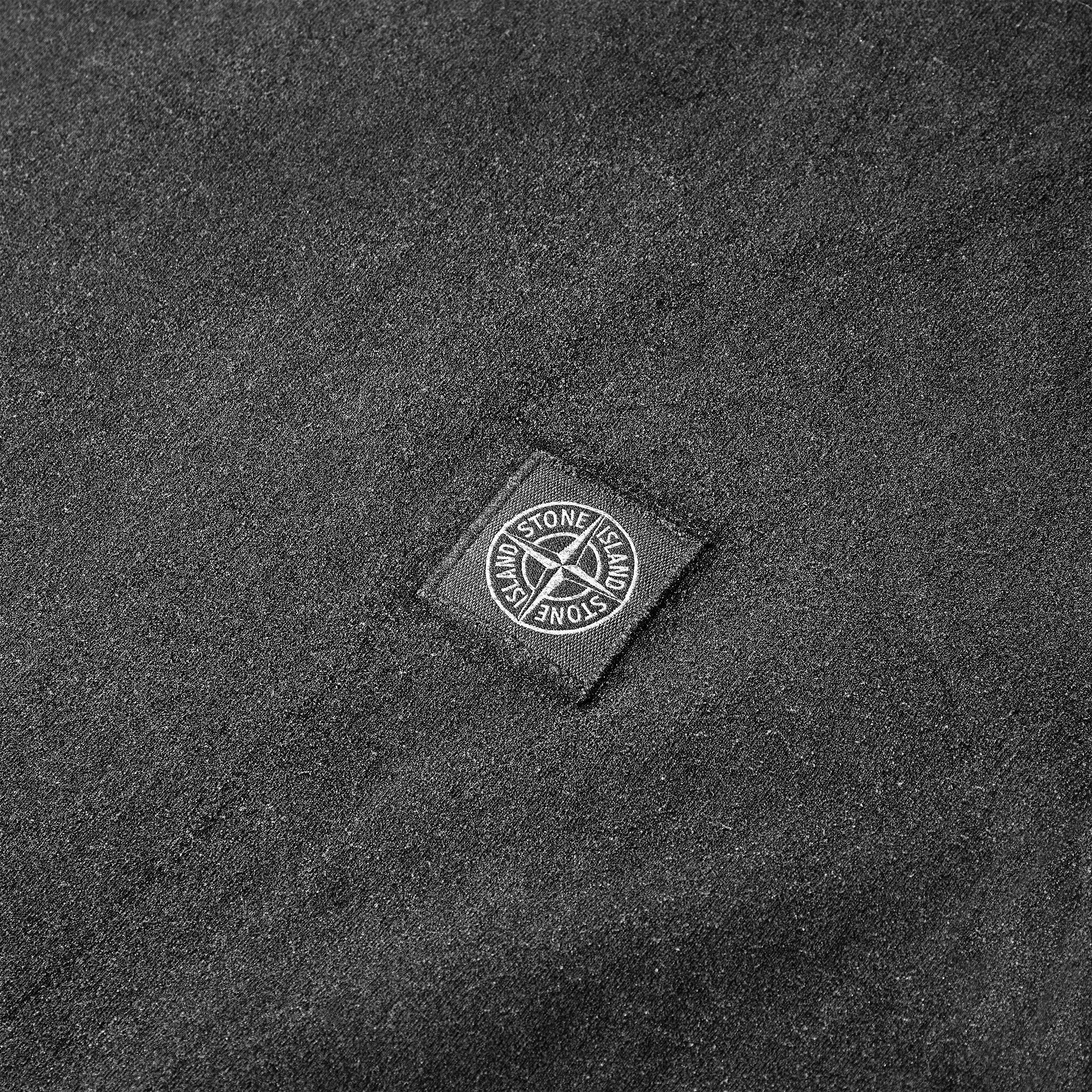 Black V0029 - Stone Island - Mens Combed Reflective T-Shirt - 5