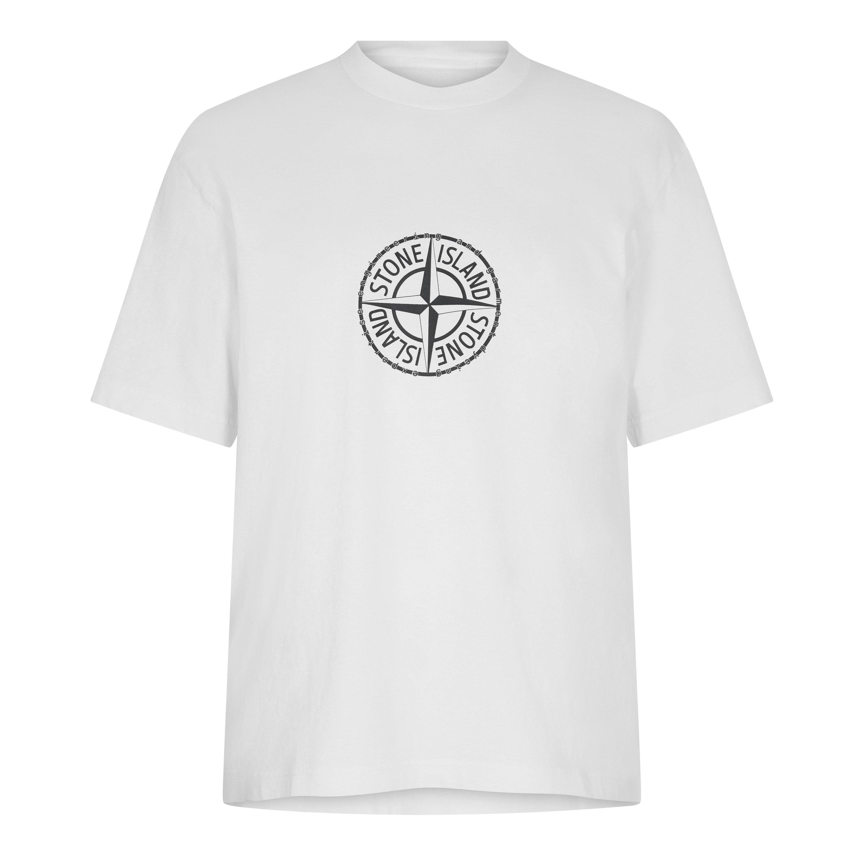Stone Island Men's T-Shirt - White V001 - Size 2XL