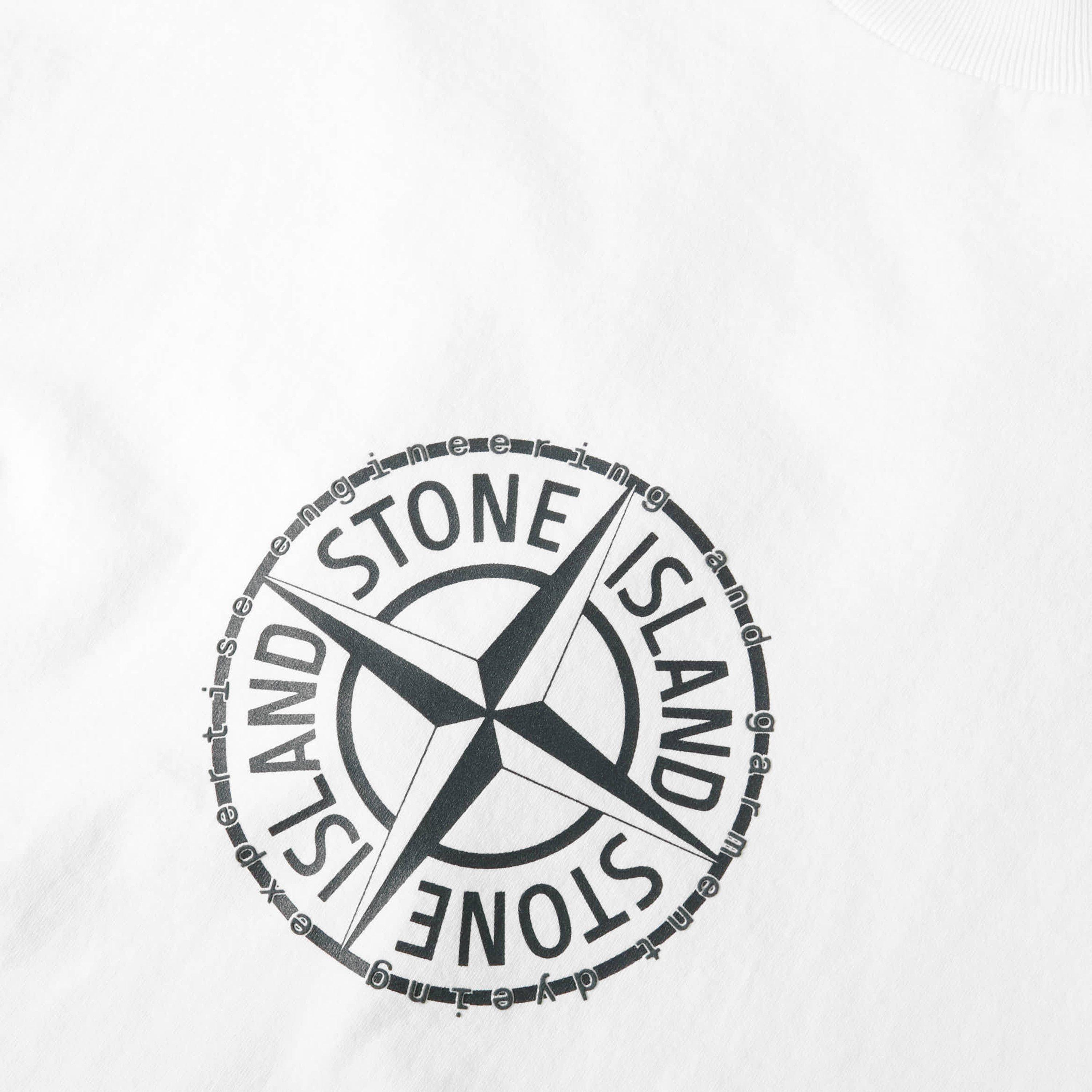 White V001 - Stone Island - Men's T-Shirt - 5