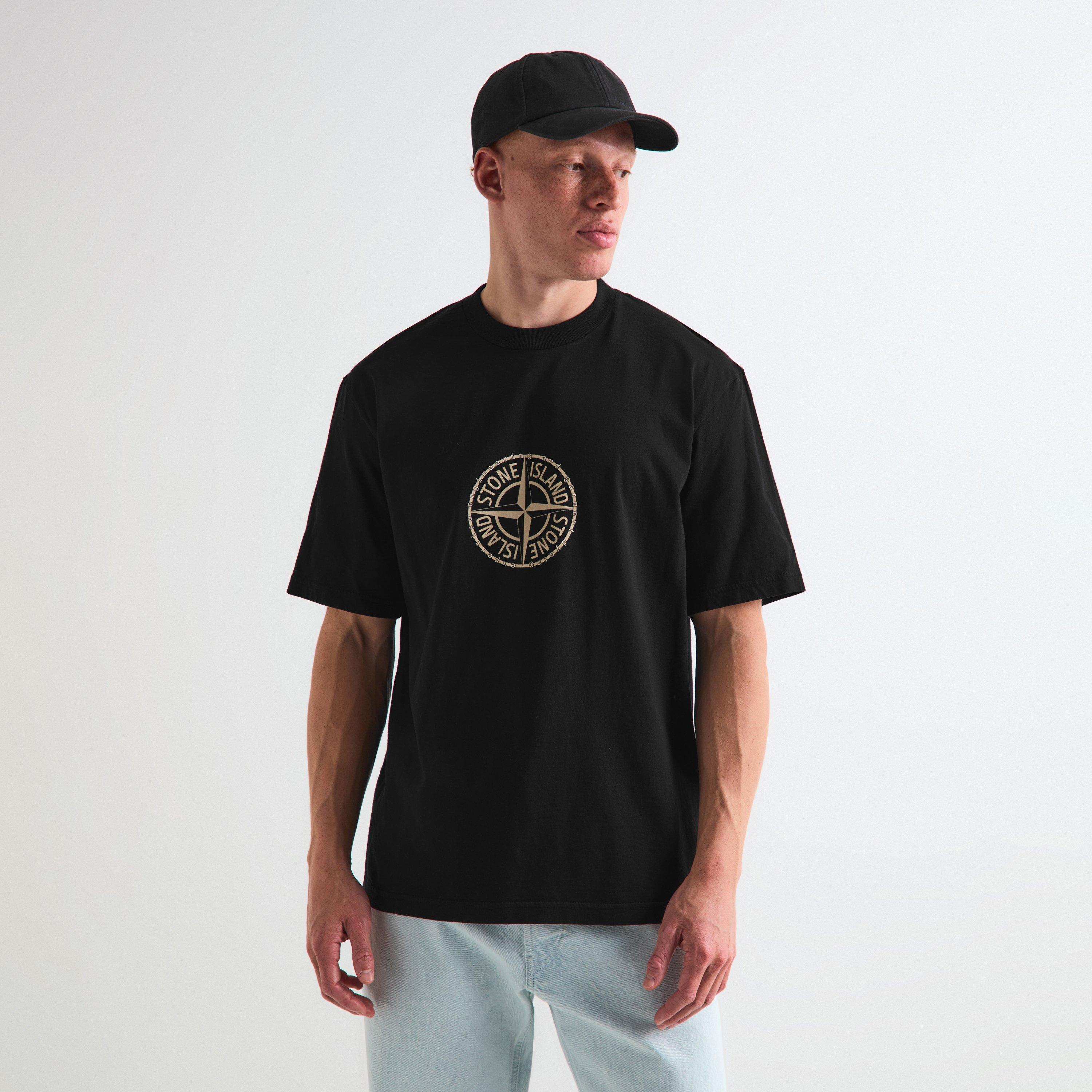 Black V0029 - Stone Island - Men's T-Shirt - 3