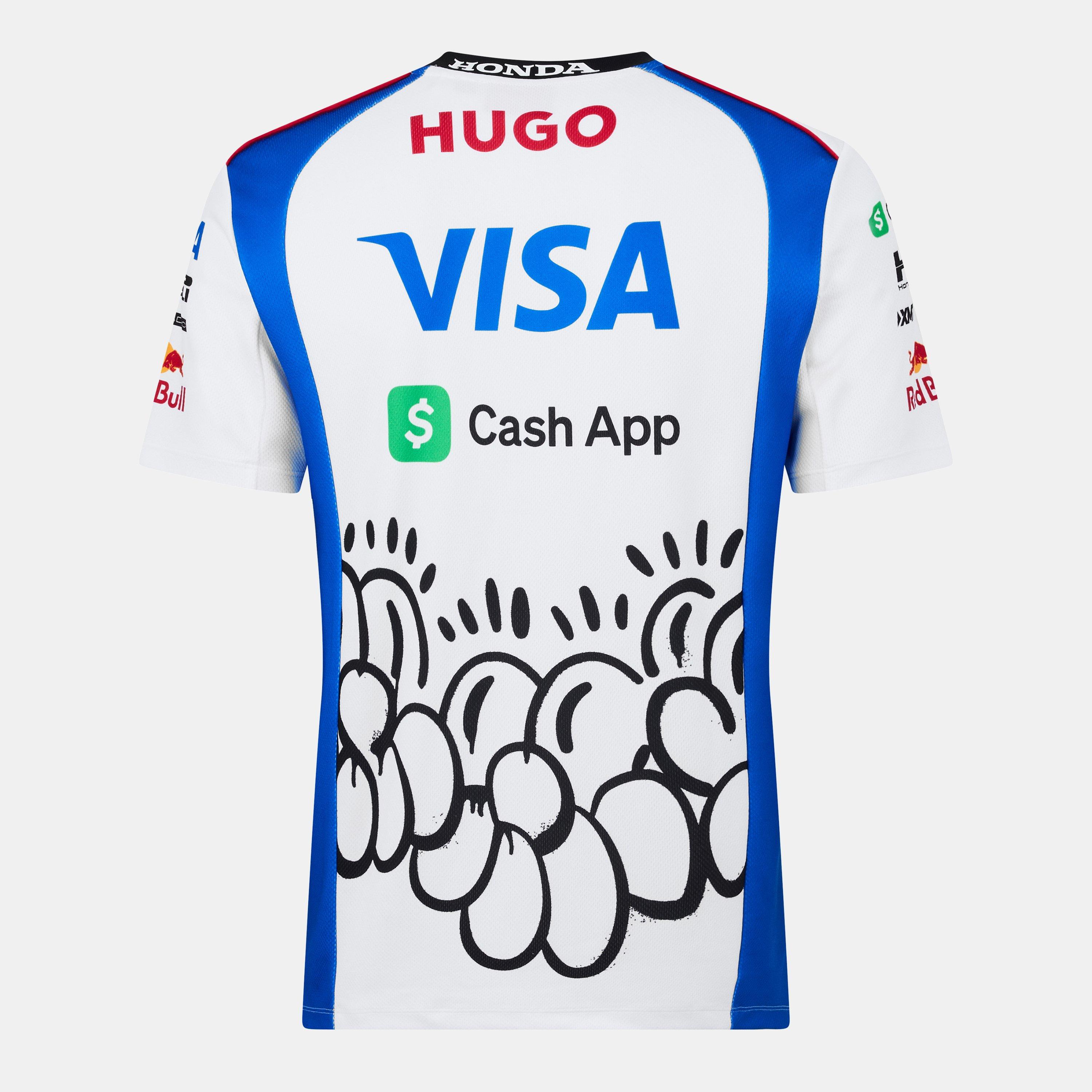 White/Blue 001 - Hugo x RB - Men's VCARB by Slawn Silverstone Regular Fit T-Shirt - 2