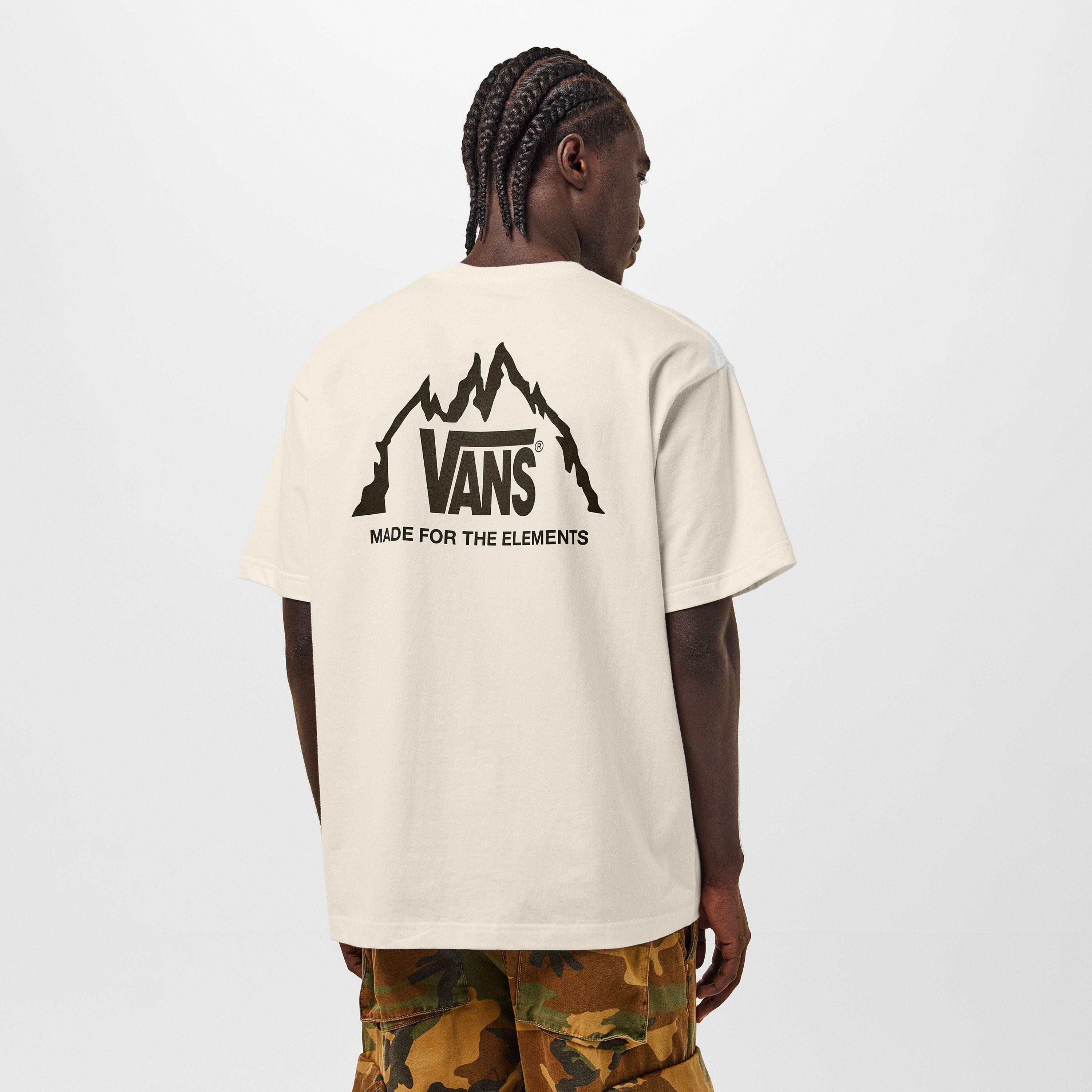 Egret - Vans - Adults Mte Crestline Short-Sleeve Egret T-Shirt - 4