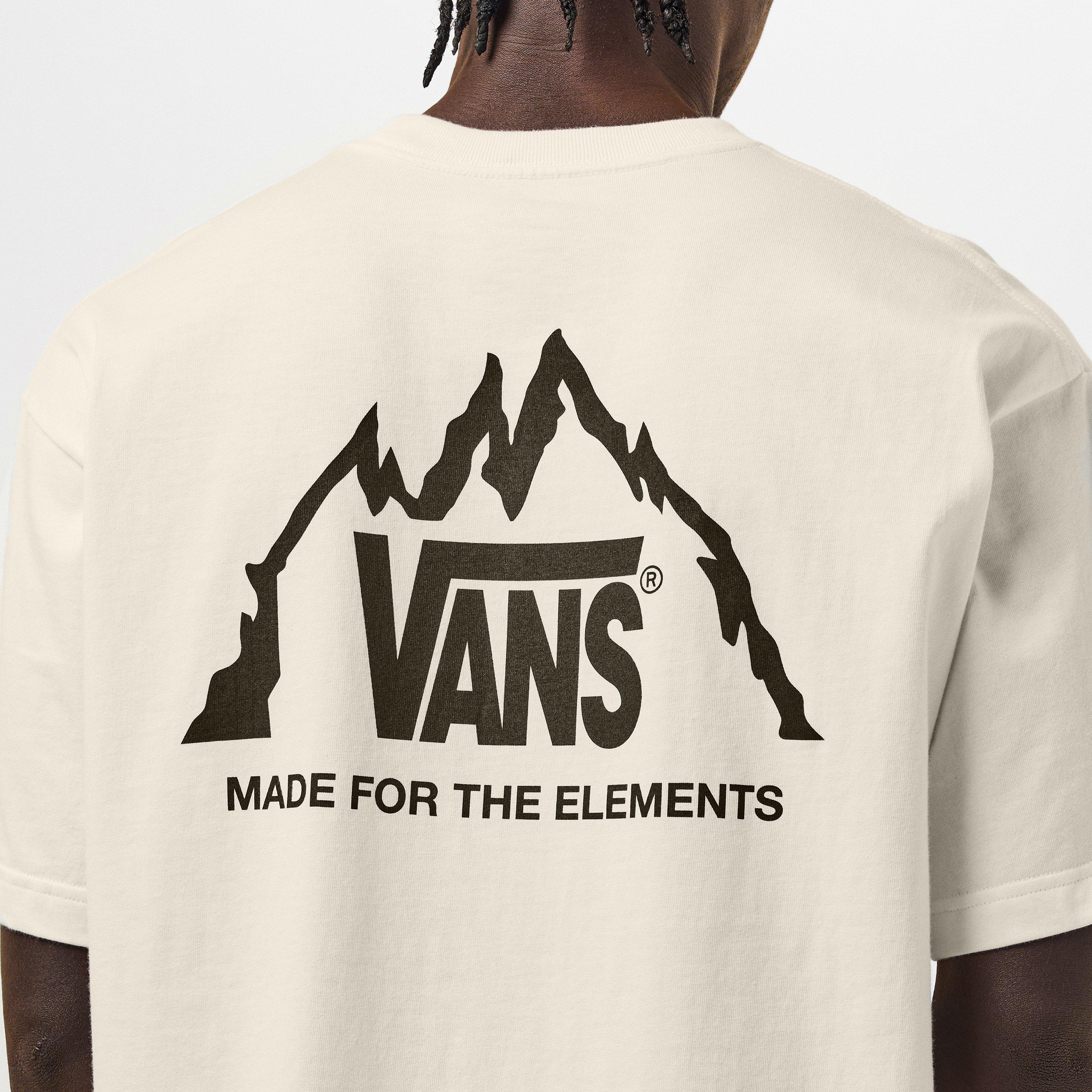 Egret - Vans - Adults Mte Crestline Short-Sleeve Egret T-Shirt - 5