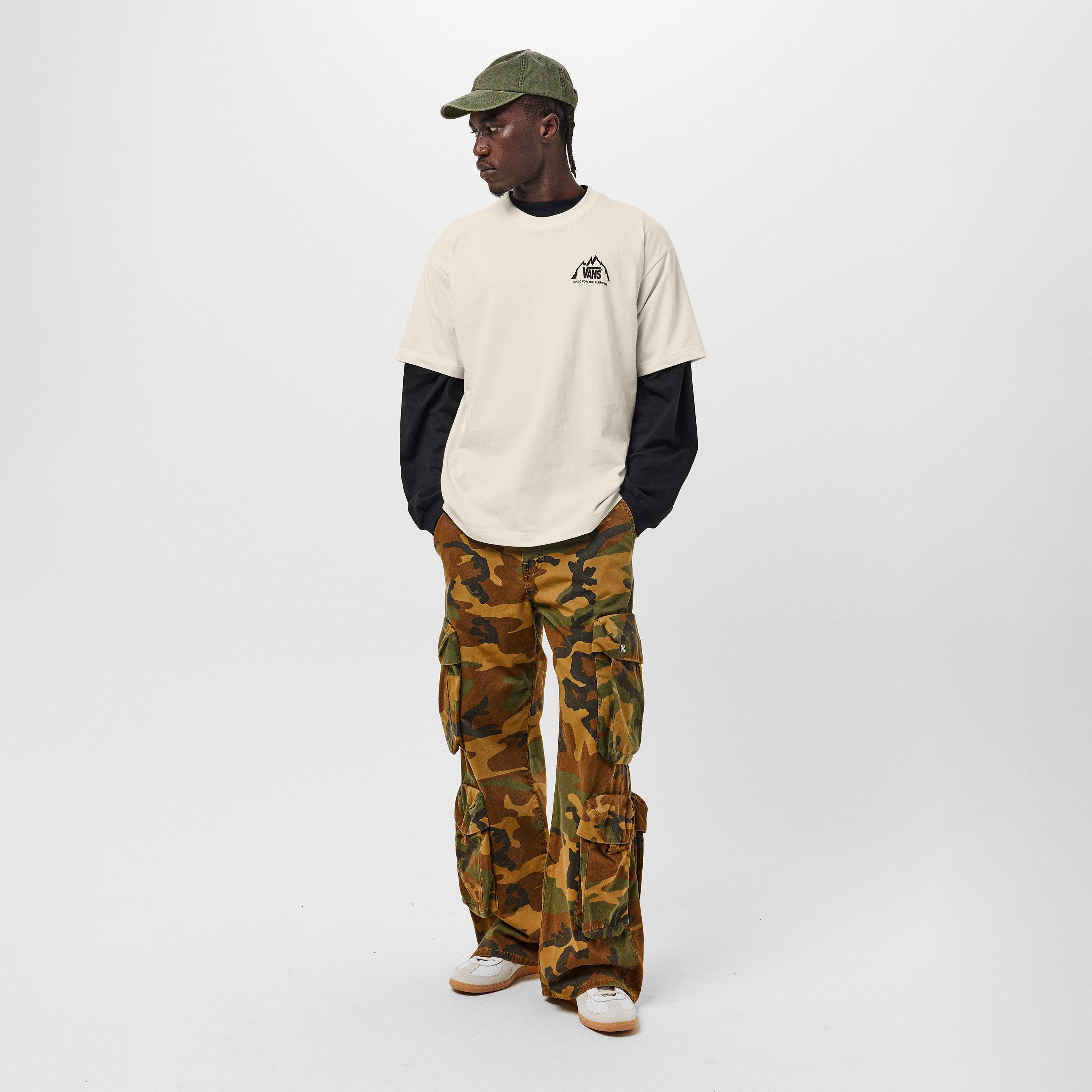 Egret - Vans - Adults Mte Crestline Short-Sleeve Egret T-Shirt - 6