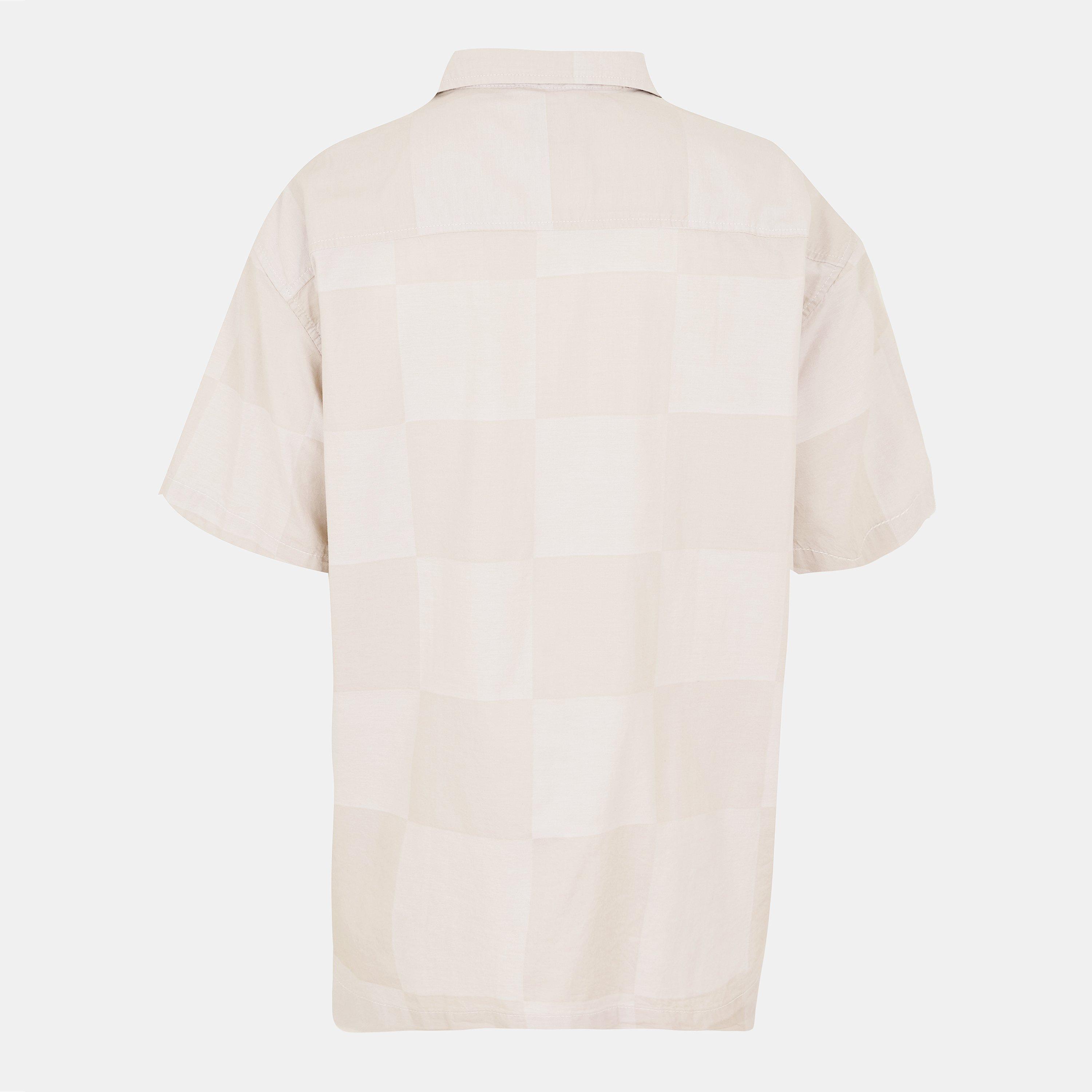 White/Mahmllow - Vans - Adults Kessler Checkerboard Short-Sleeve Regular Fit T-Shirt - 2