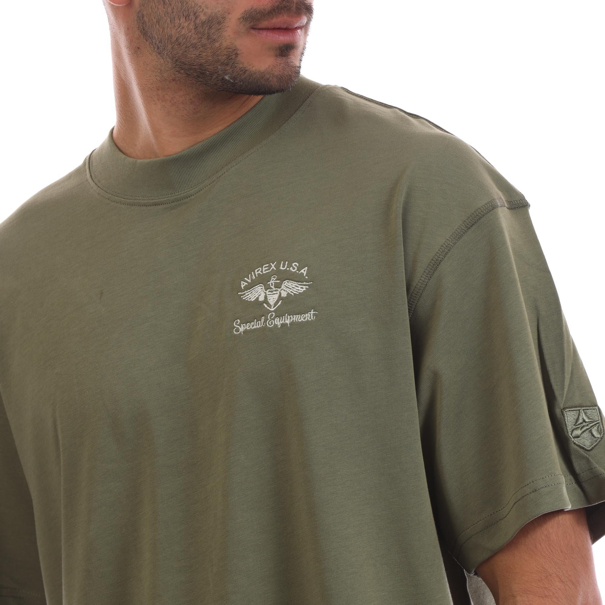 Khaki - Avirex - AVX Crotona Tee Sn99 - 2