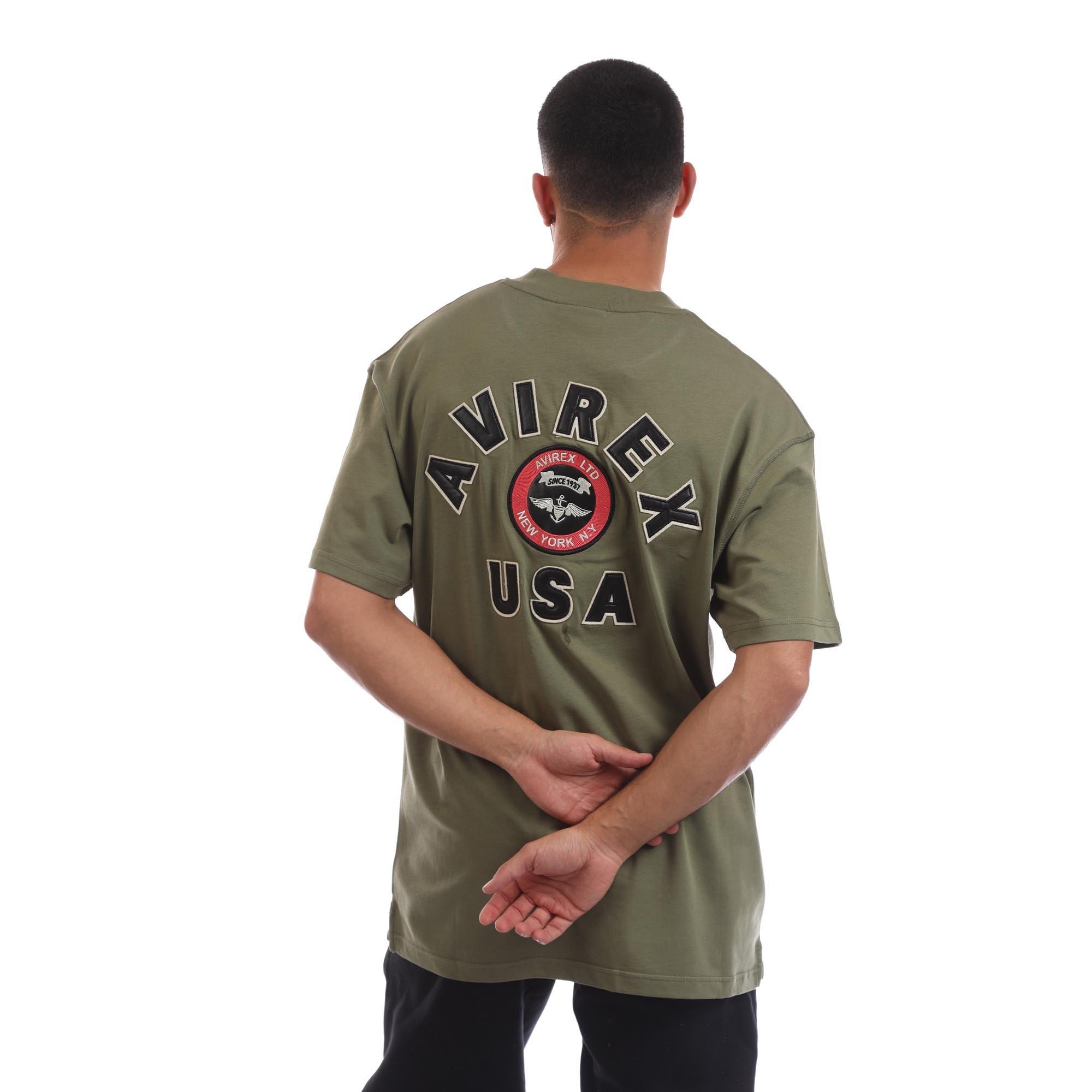 Khaki - Avirex - AVX Crotona Tee Sn99 - 3