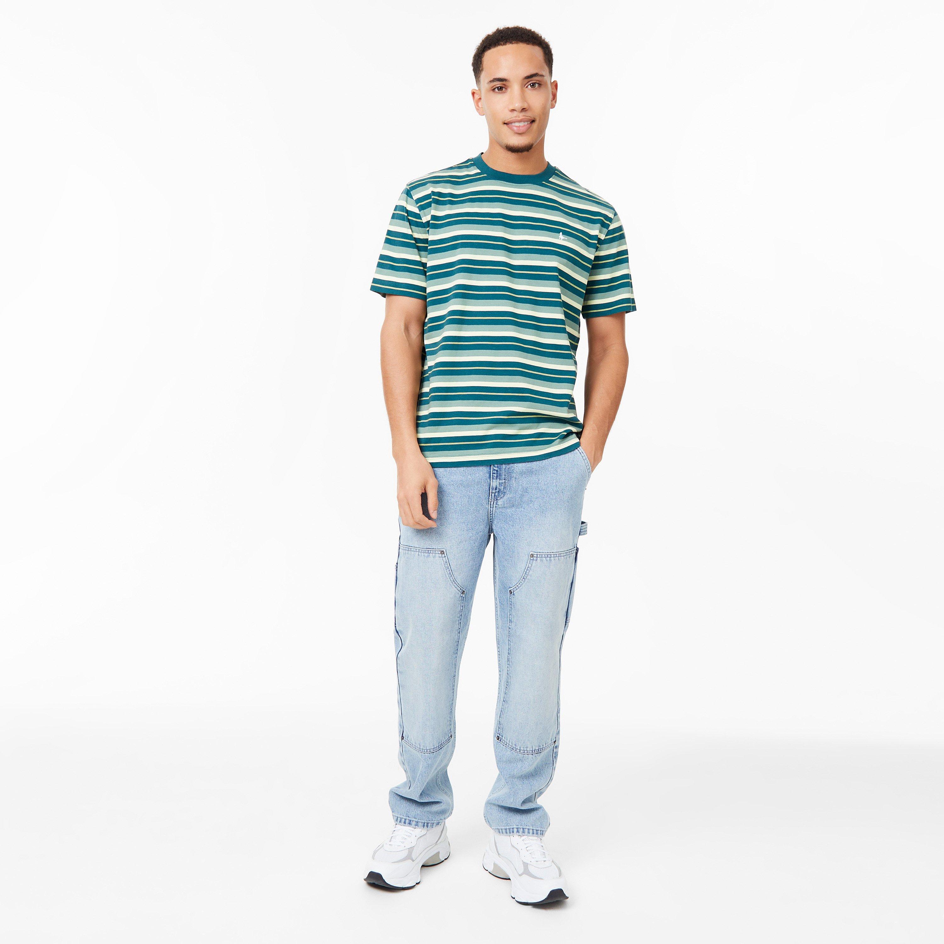 Rich Teal - Jack Wills - Striped T-shirt - 4