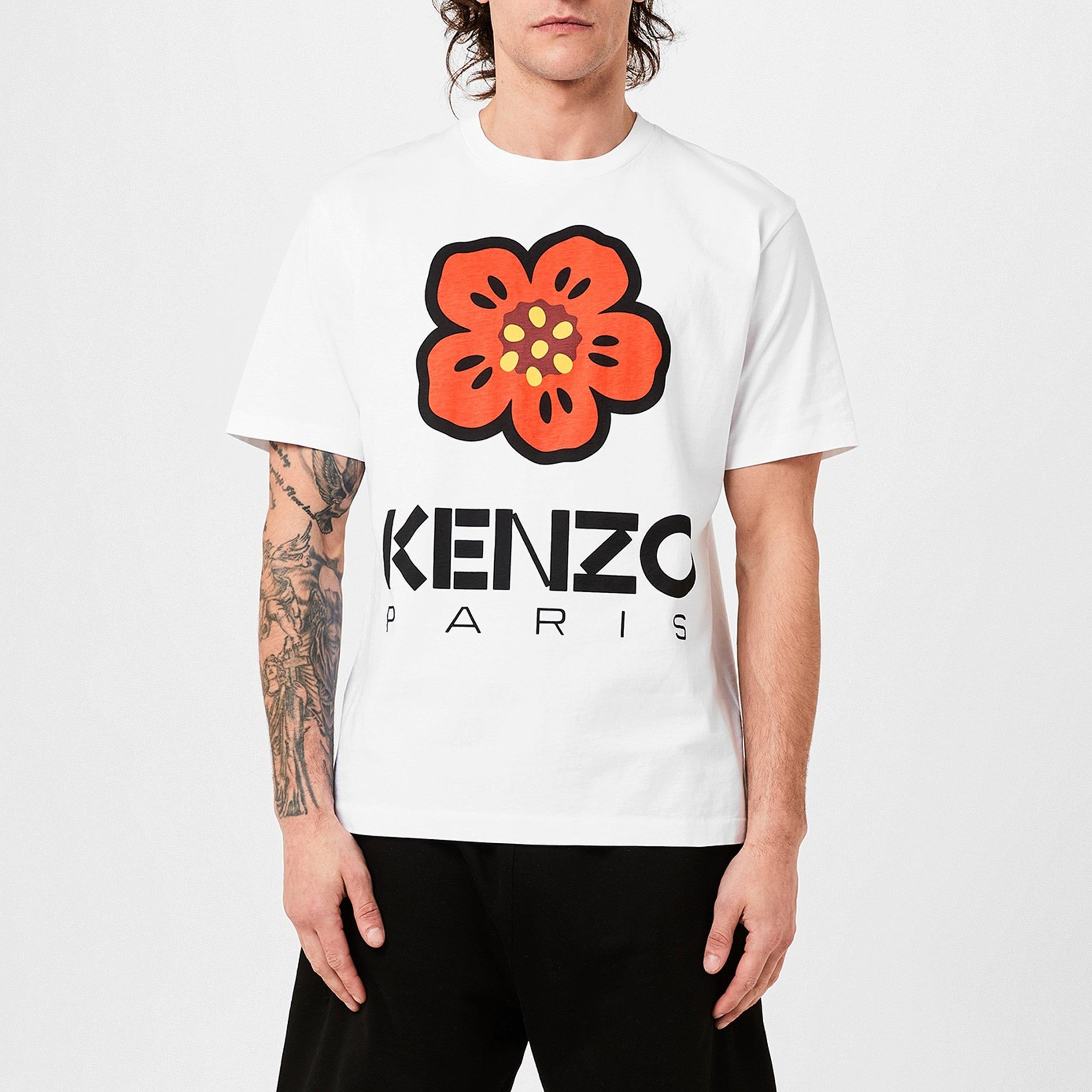 White 01 - Kenzo - Boke Flower T Shirt - 3