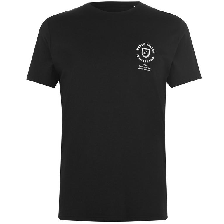 Noir - Verte Vallee - Short Sleeve Print T Shirt - 1