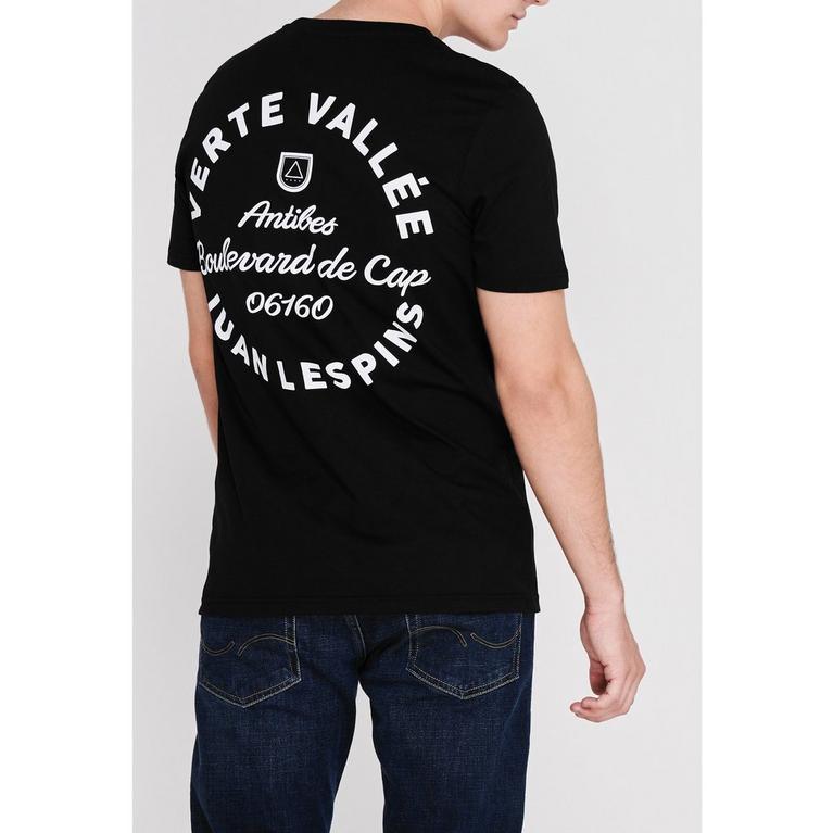 Noir - Verte Vallee - Short Sleeve Print T Shirt - 3