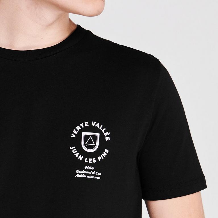 Noir - Verte Vallee - Short Sleeve Print T Shirt - 4