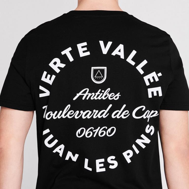 Noir - Verte Vallee - Short Sleeve Print T Shirt - 5
